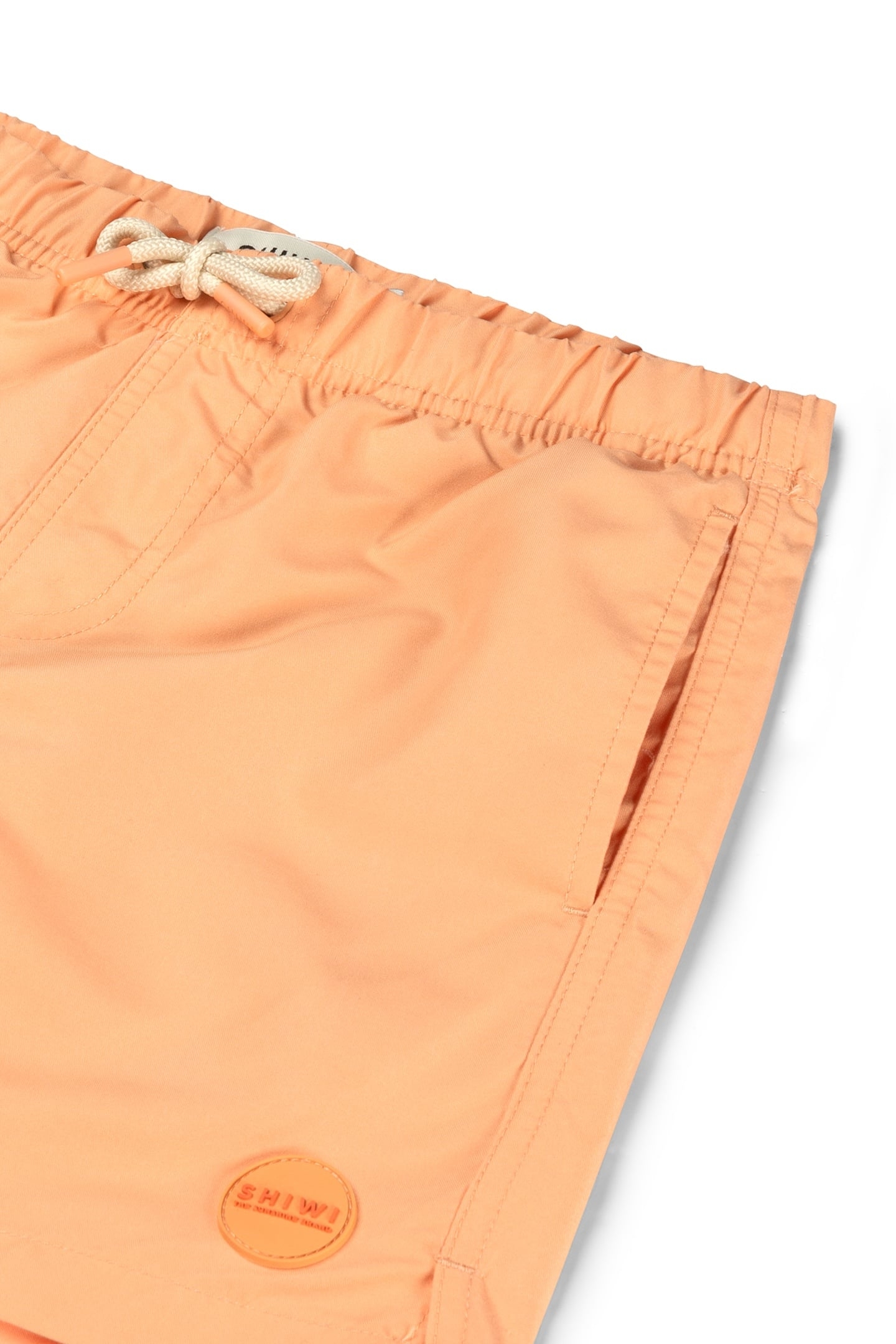 BOYS MILO SWIM SHORTS 4 INCH SOLID ORANGE SUN 2