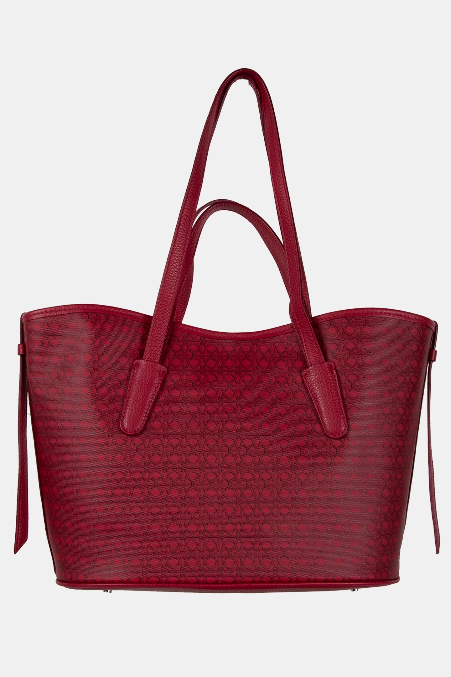 LARGE TOTE BAG IN BURGUNDY 2