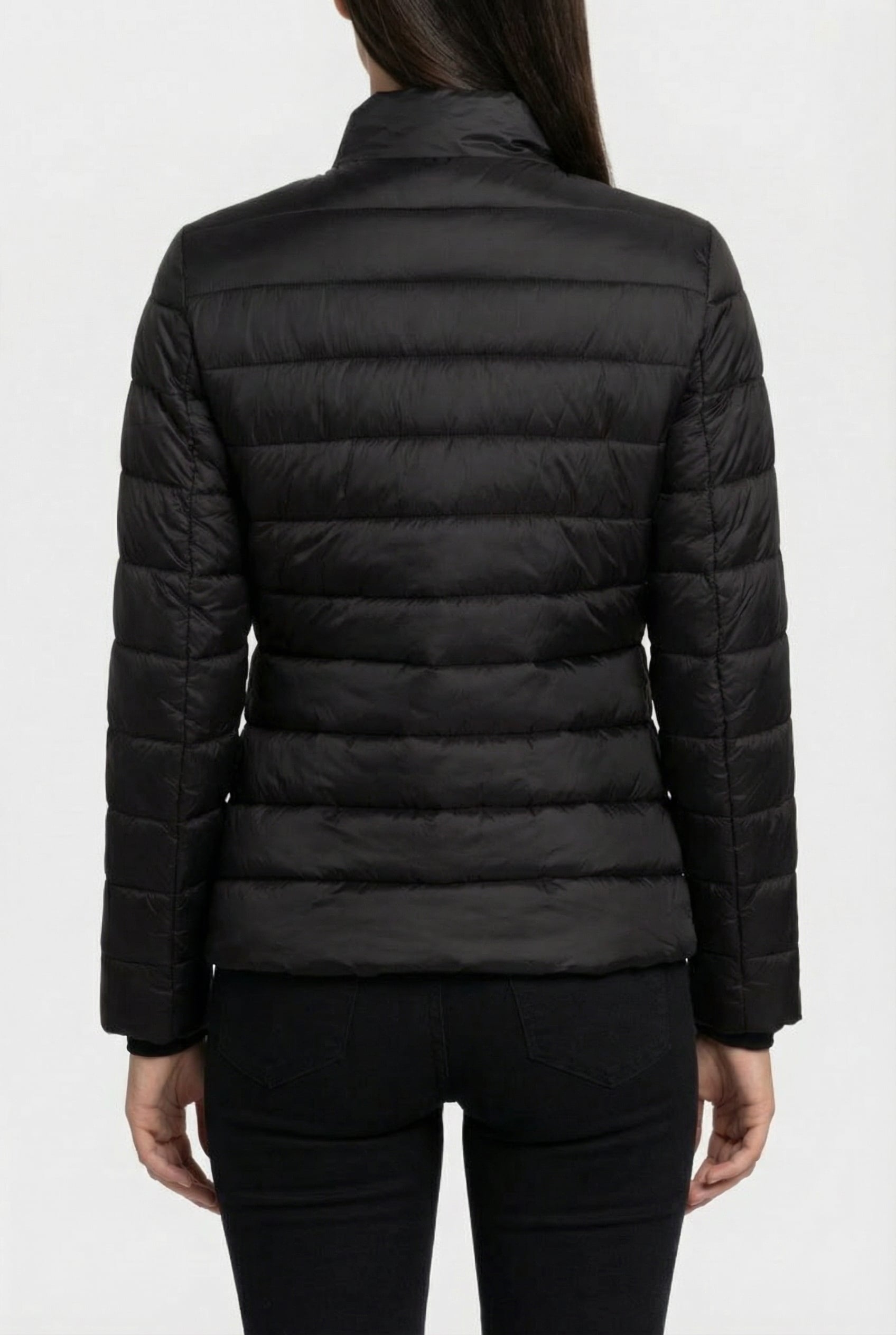 MARCIANO BY GUESS AVERY PADDED SCARF J JET BLACK A996 2