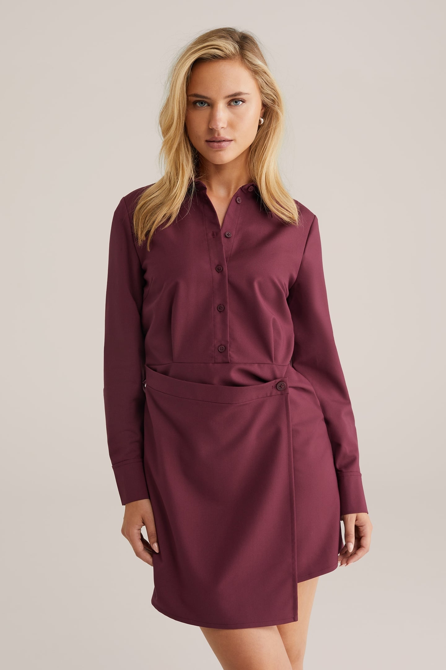 DRESS SHORT VINTAGE RED 1