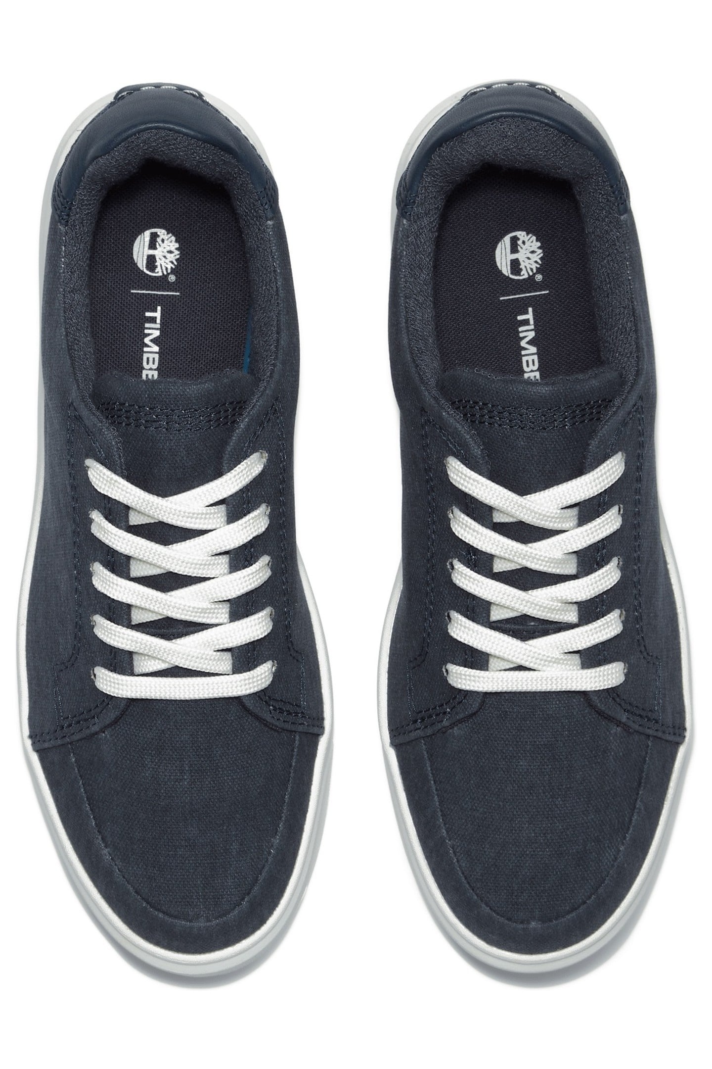 EMERSON STREET LOW LACE UP SNEAKER DARK BLUE CANVAS 5