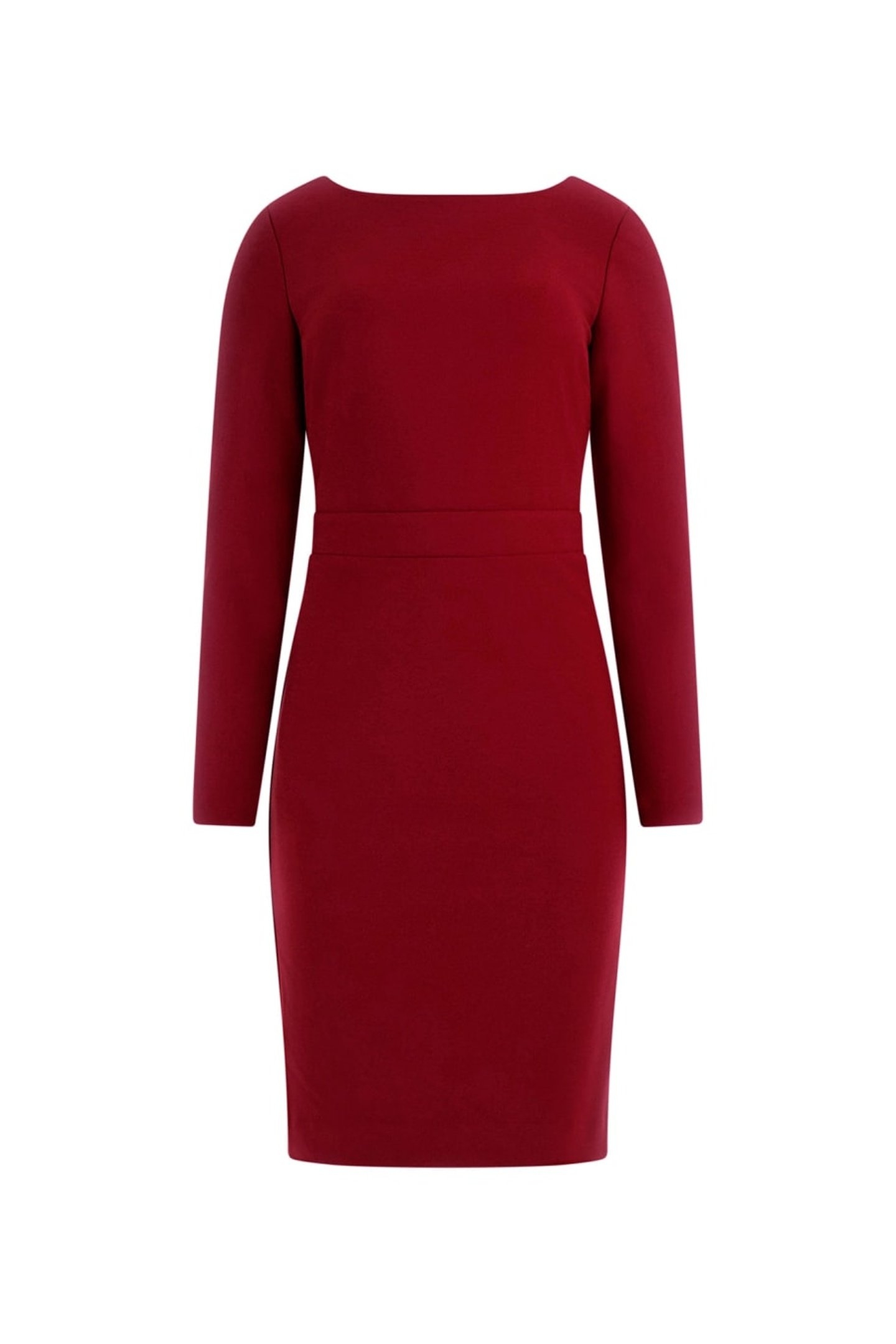 MARCIANO BY GUESS CELIA DRESS DARK JAM RED 4