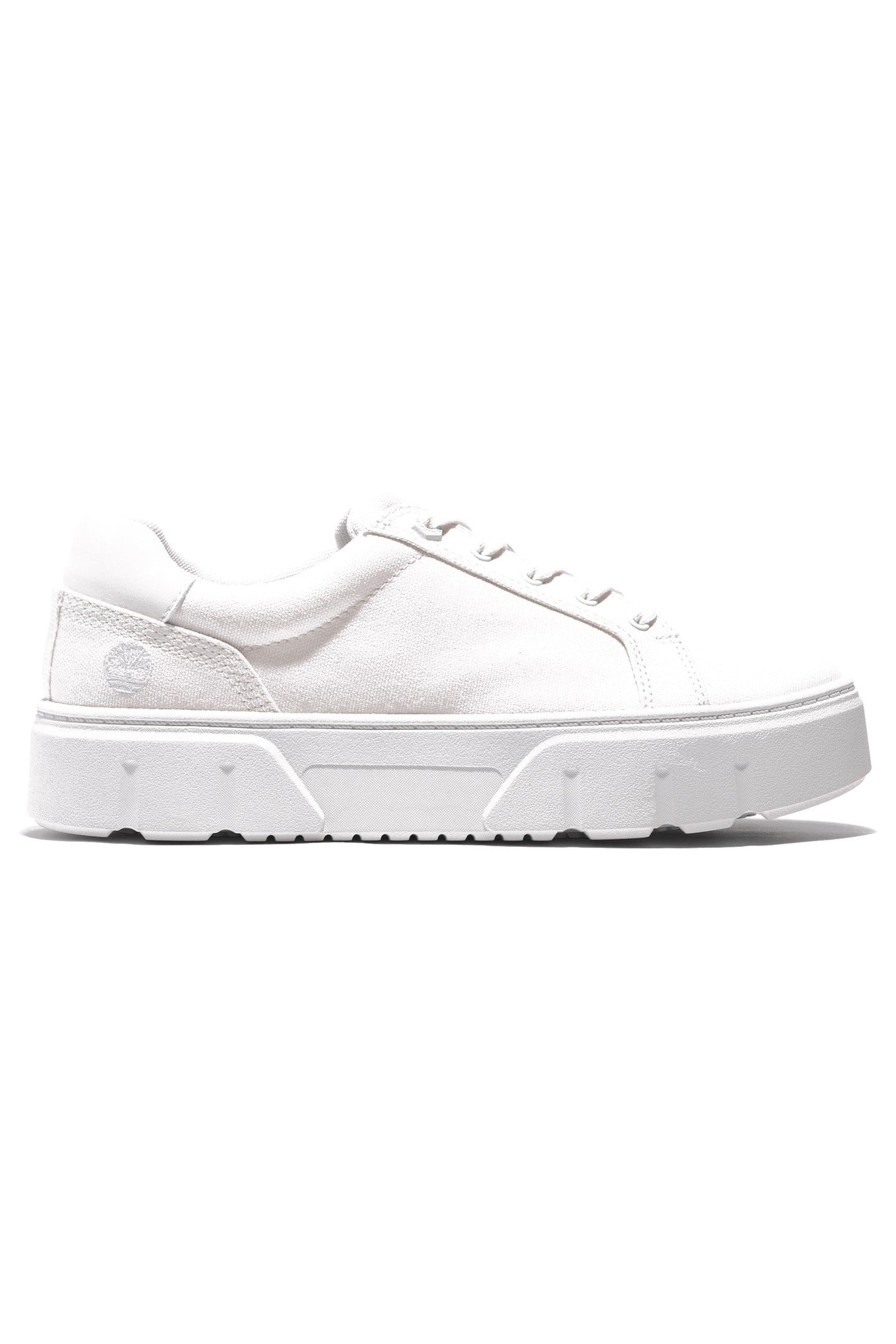 LAUREL COURT LOW LACE UP SNEAKER WHITE CANVAS 1