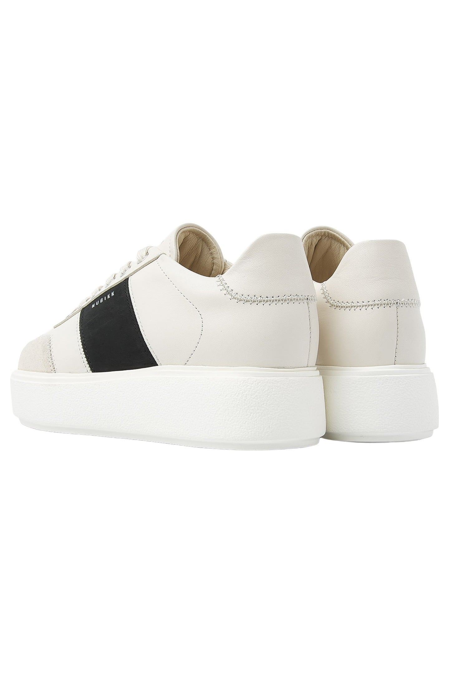 ELISE WING II BEIGE LEATHER - BLACK 3