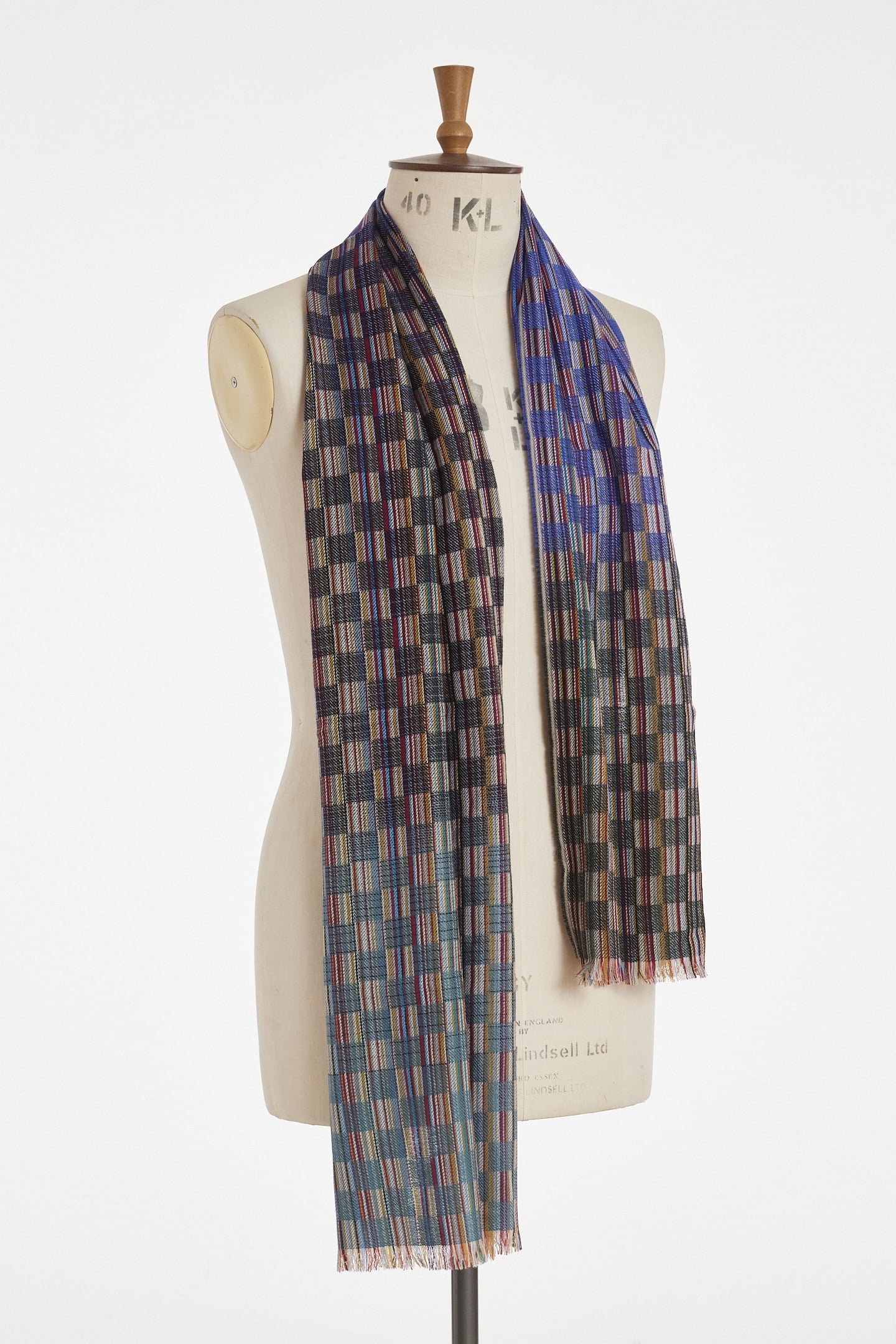 SCARF WEAVE SIGNATURE NAVY 2