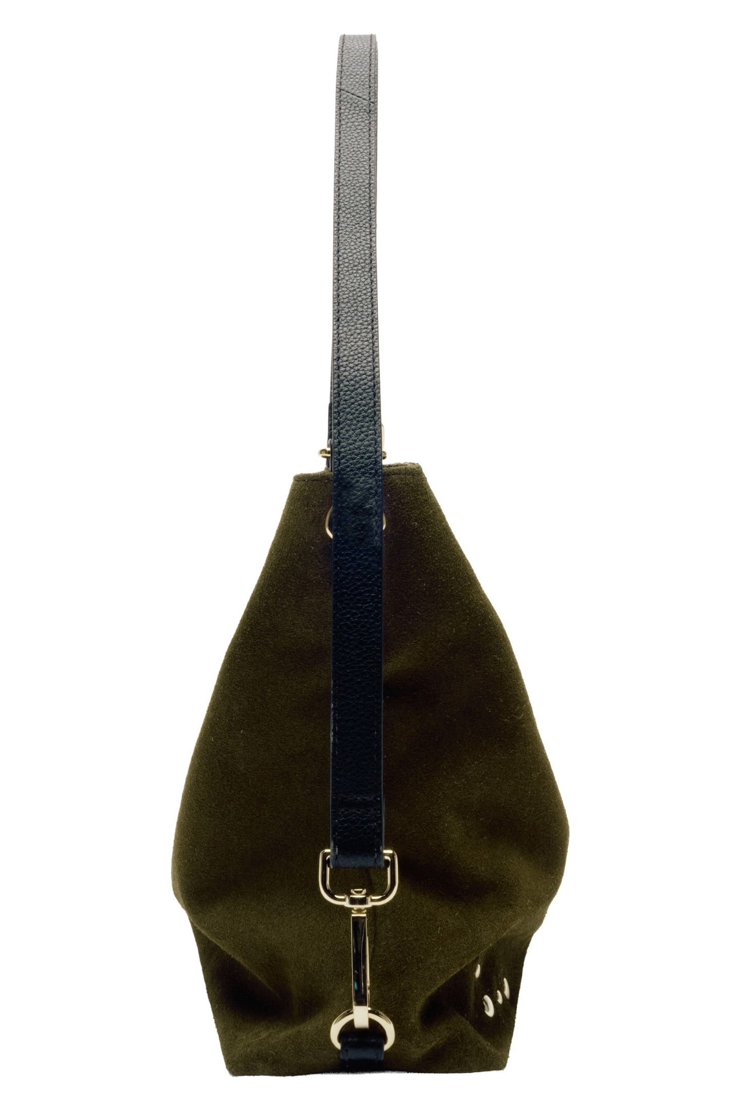 RIO SUEDE DARK OLIVE W. GOLD 5