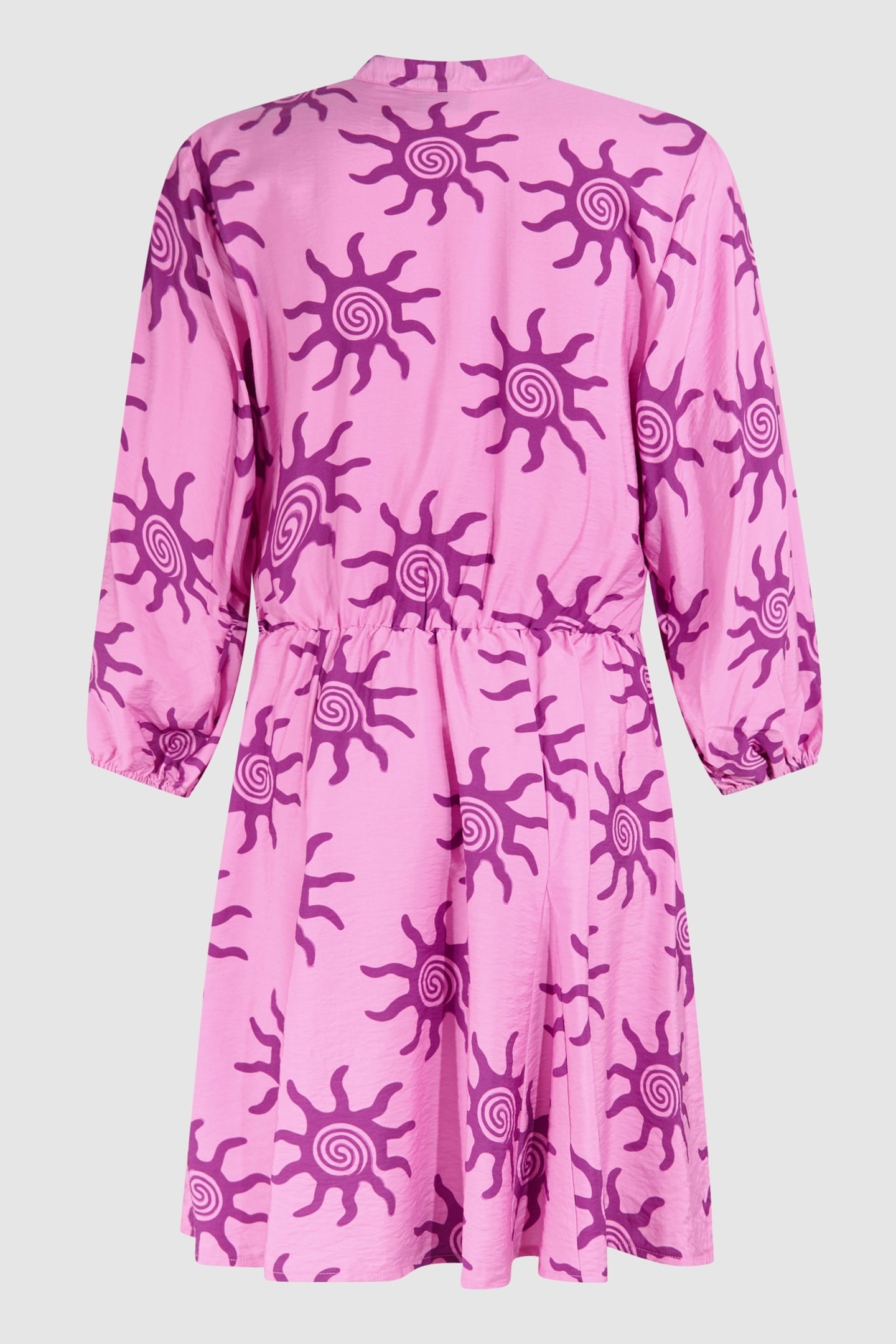LA-SBBOWIE PRINT DRESS LIGHTPINK 5