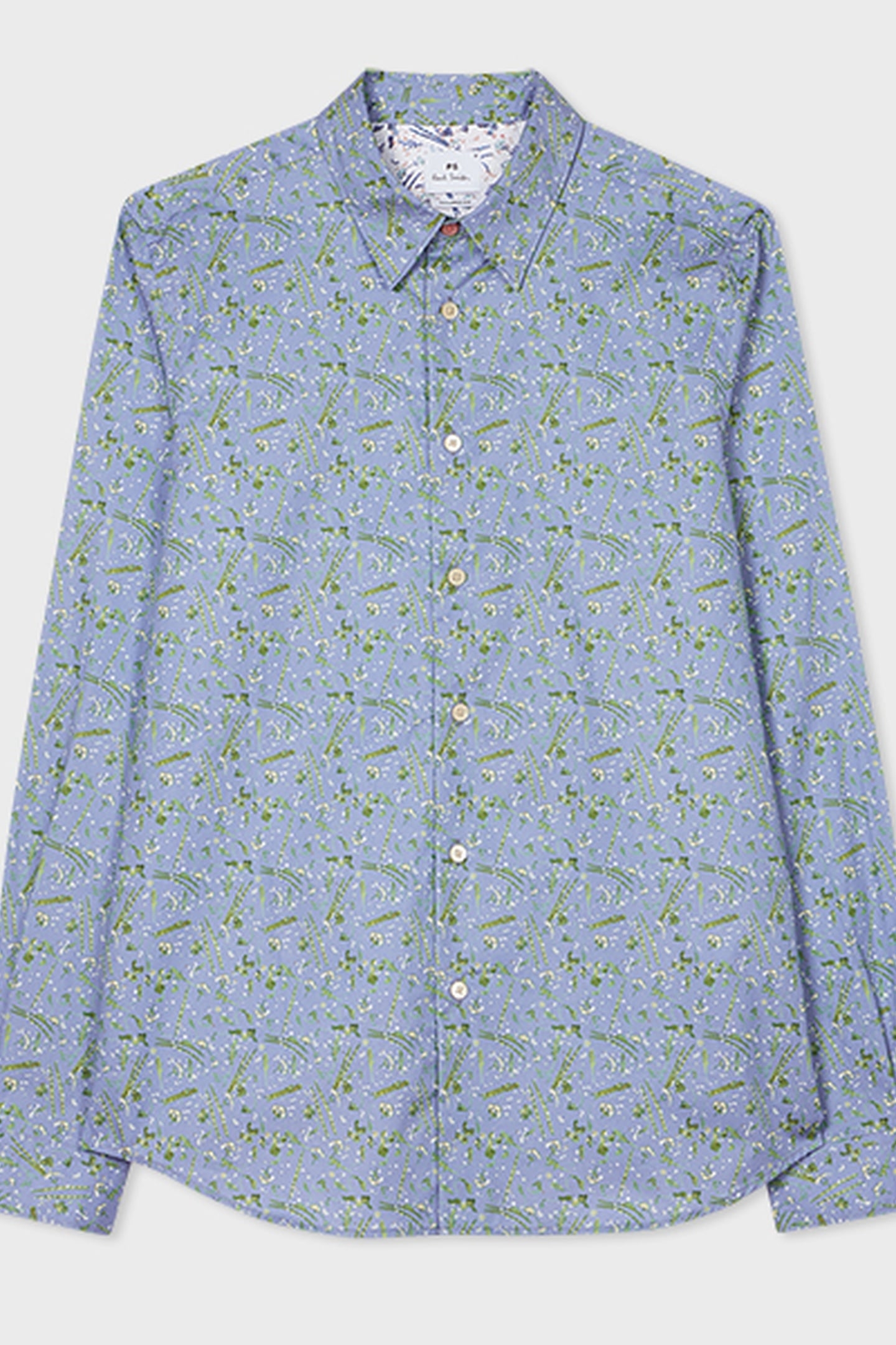 LS TAILORED FIT SHIRT LIGHT BLUE 2