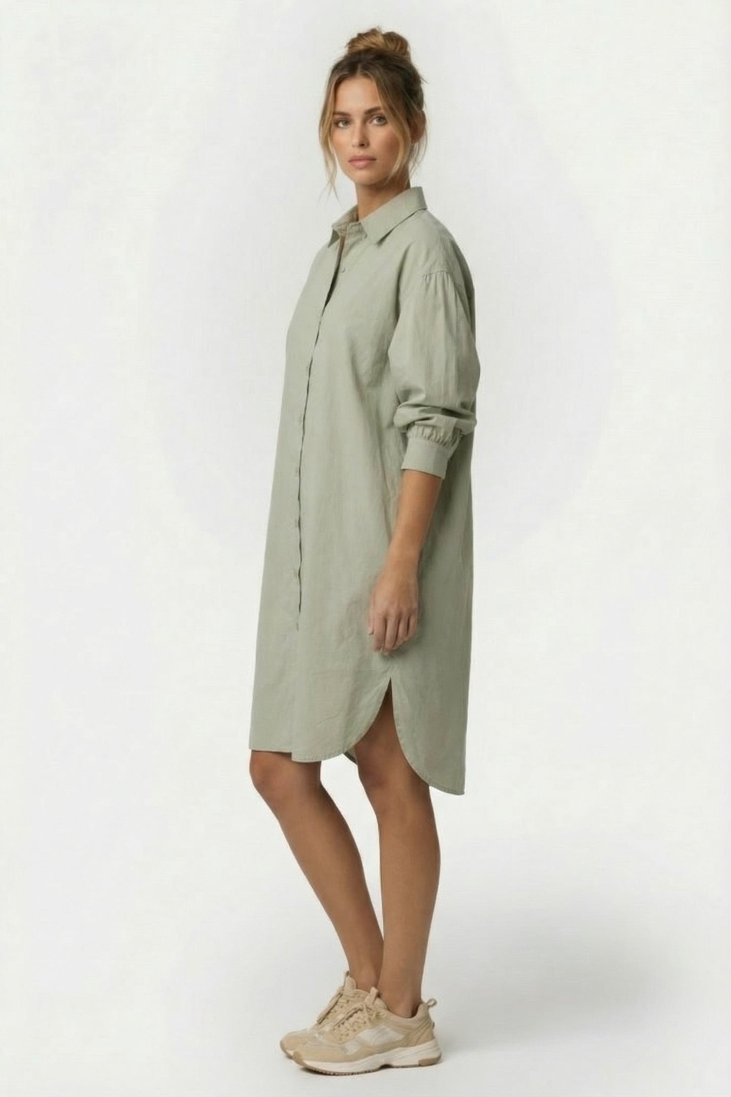 KATO DRESS GREEN TEA 3