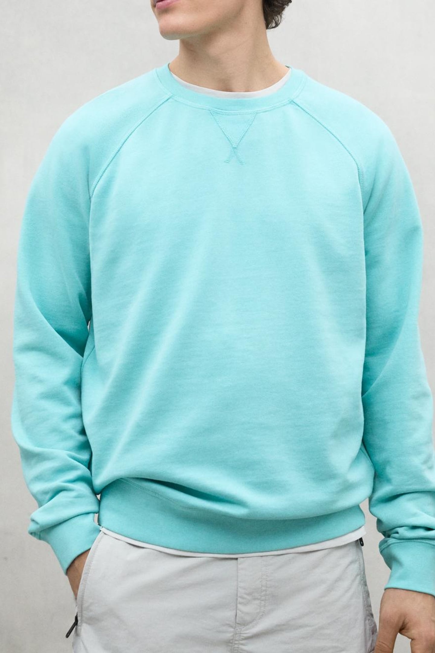 BERJAALF SWEATSHIRT LIGHT TOURQUISE 3