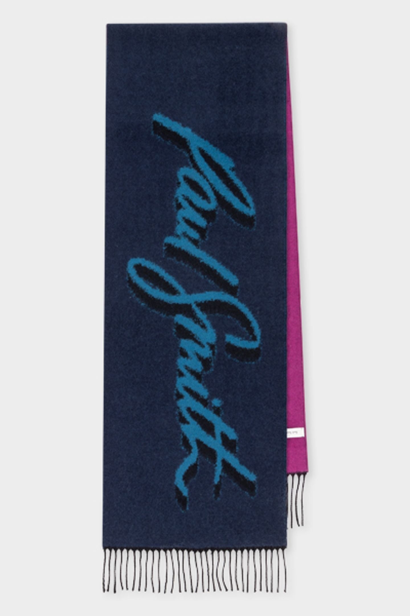 SCARF LOGO COLOR BLOCK NAVY 1