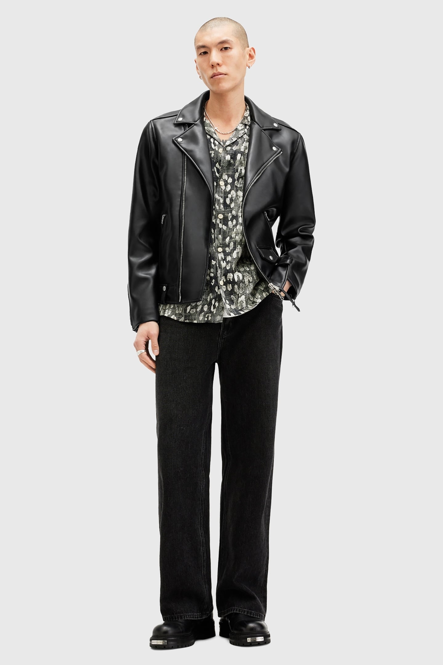 MILO FAUX BIKER BLACK 2