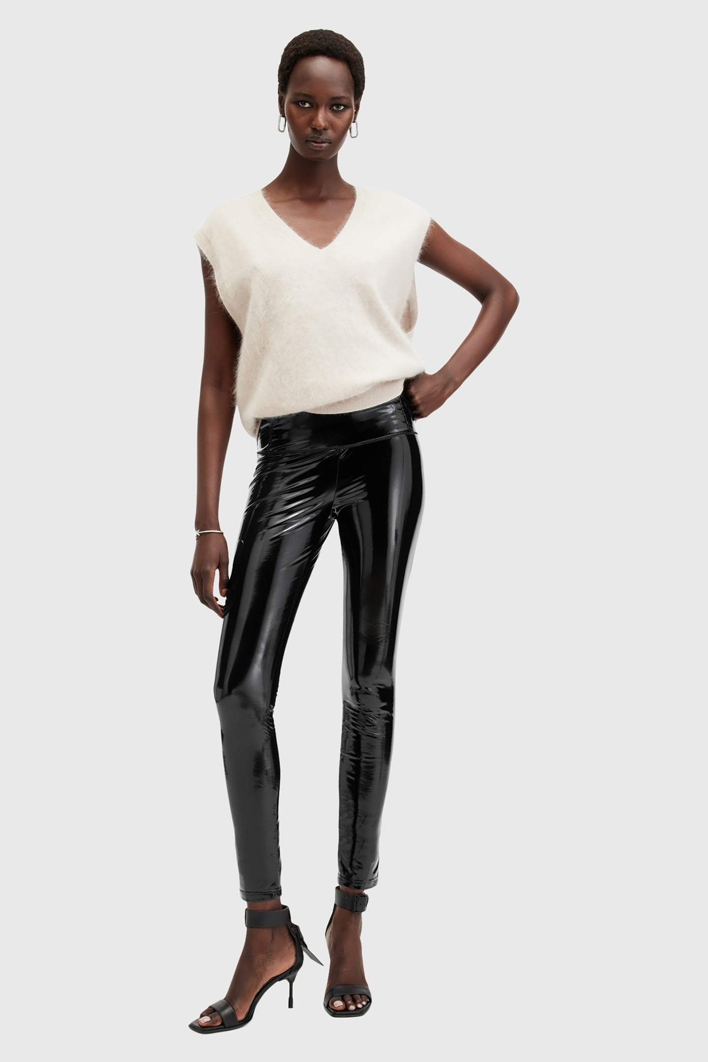 CORA SHINE LEGGINGS BLACK 2