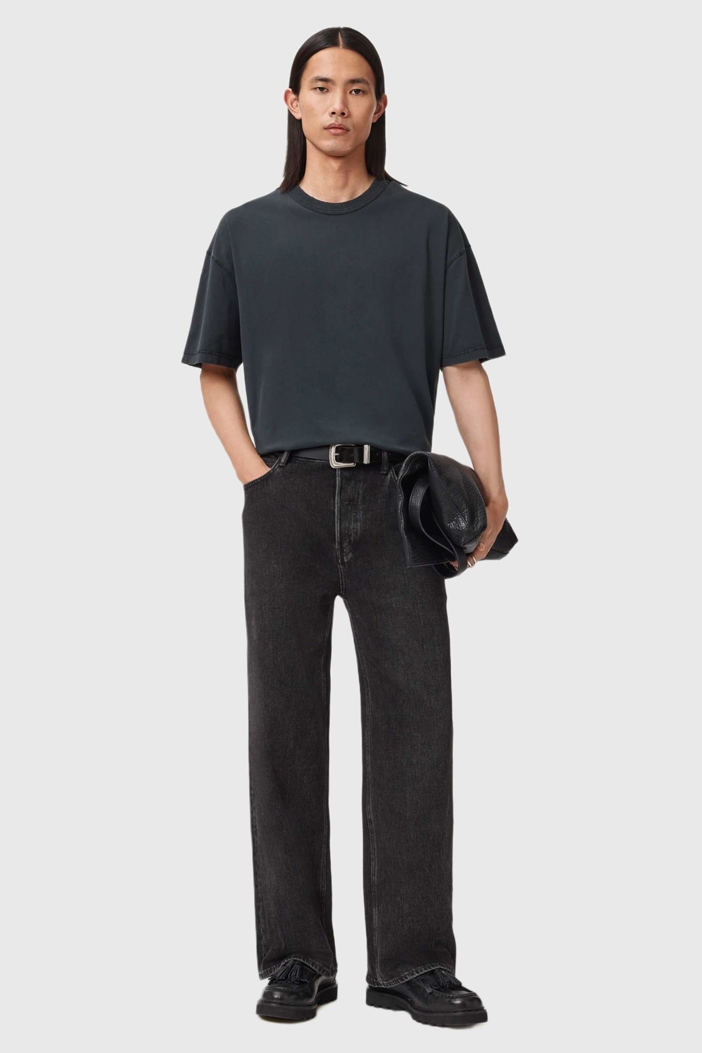 COLE SS CREW WASHED BLACK 5