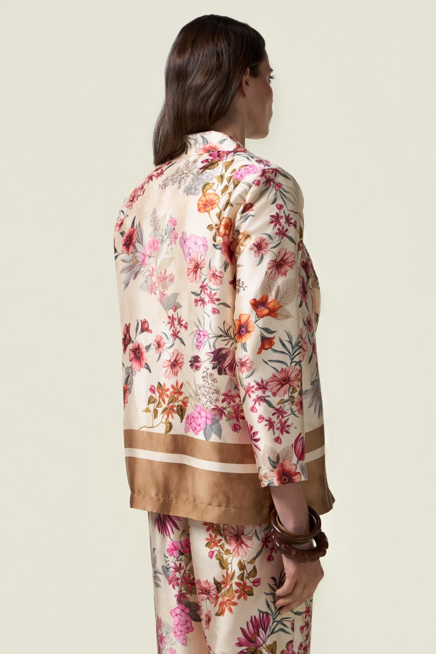 FANTASY SATIN JACKET BEIGE 3