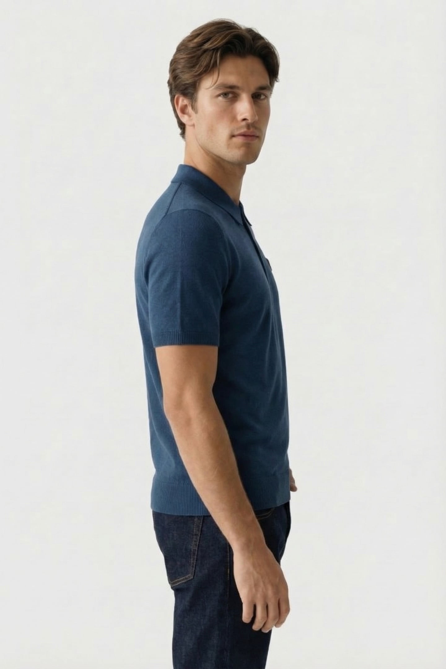 SWEATER SS POLO ZEB BAD INDIGO 3