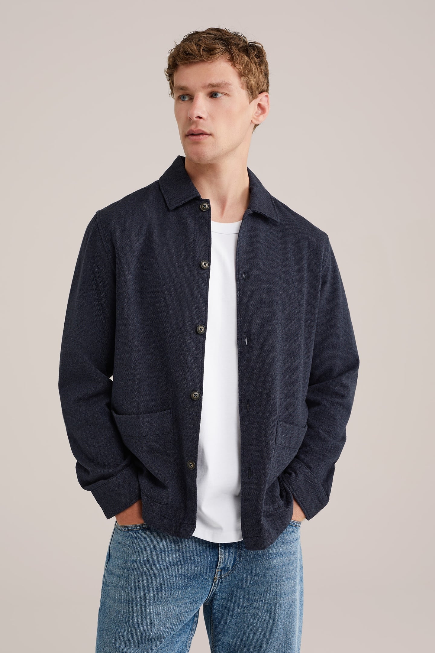 OVERSHIRT NAVY BLUE 1