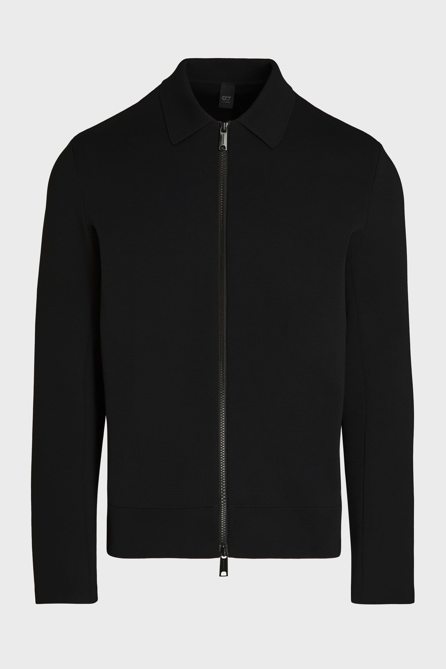 FANOA V1.Y8.01 FLAT-KNIT-JACKET BLACK 2