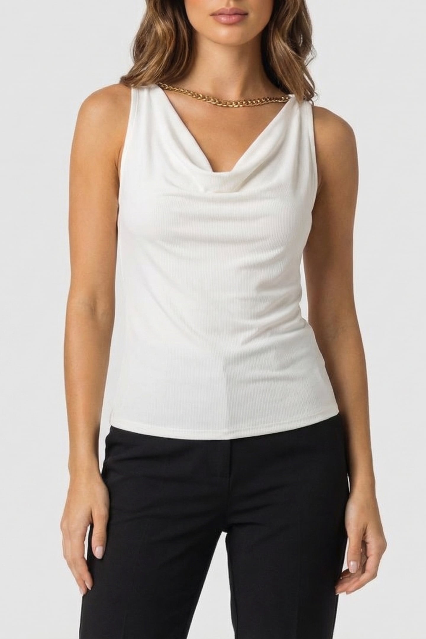 MARCIANO BY GUESS ALVA CHAIN SL TOP SANDY SHORE 1