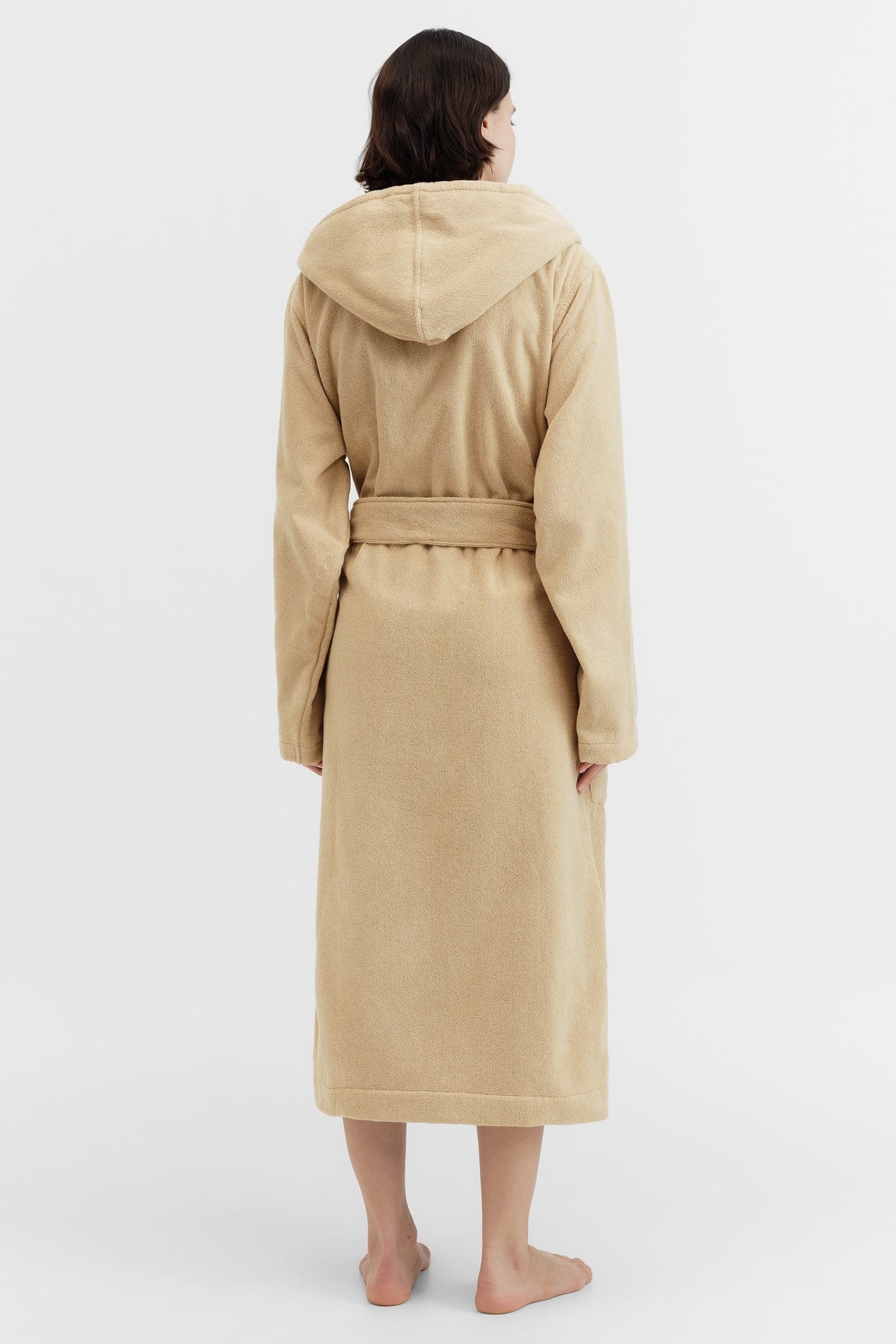 UNISEX HOODED BATHROBE SIENNA 4