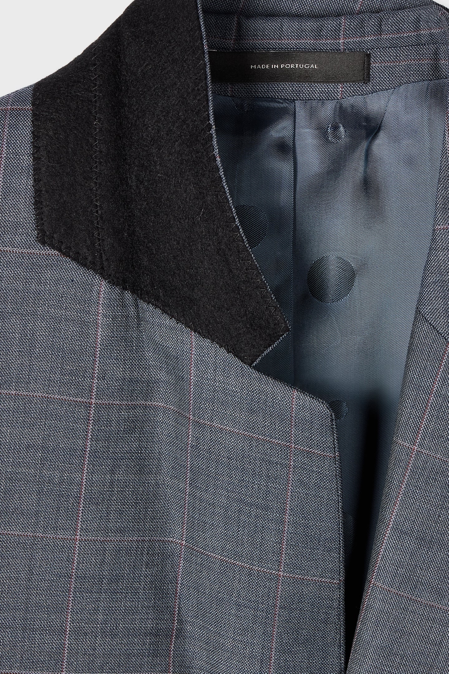 TAILORED FIT 2 BUTTON SUIT GREYISH BLUE 5