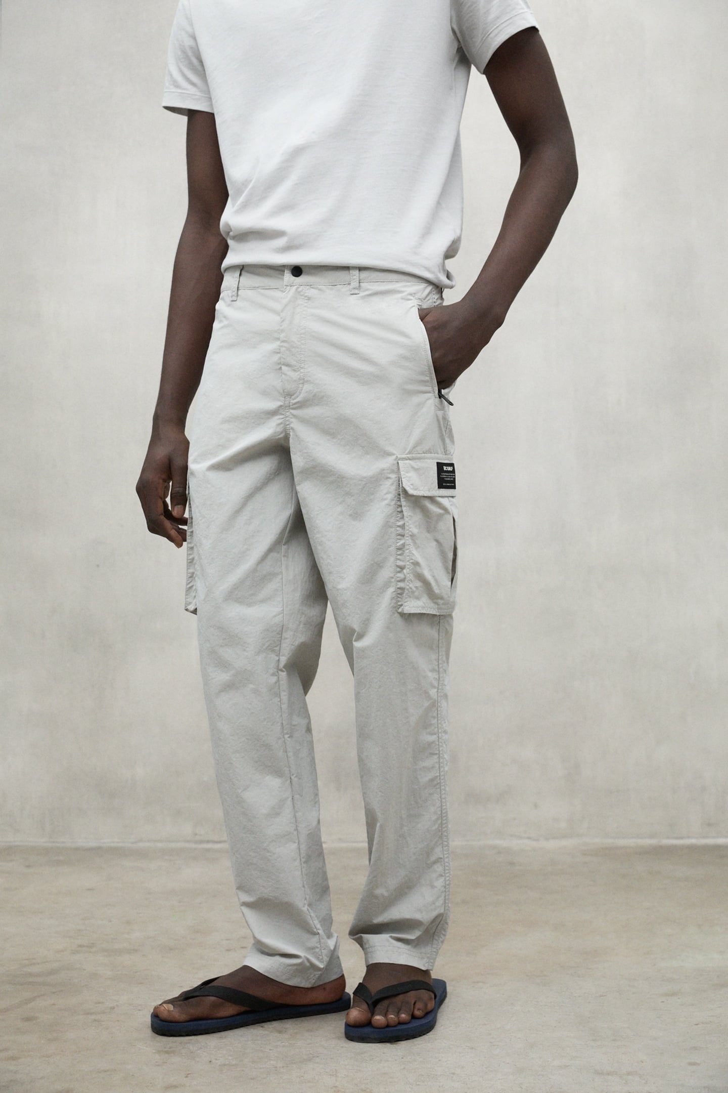 ALISTEALF PANTS LIGHT GREY 2