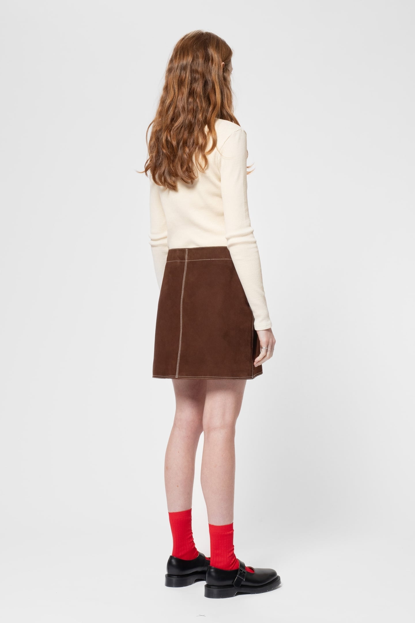 ELVY WESTERN SUEDE SKIRT BRUNO 2
