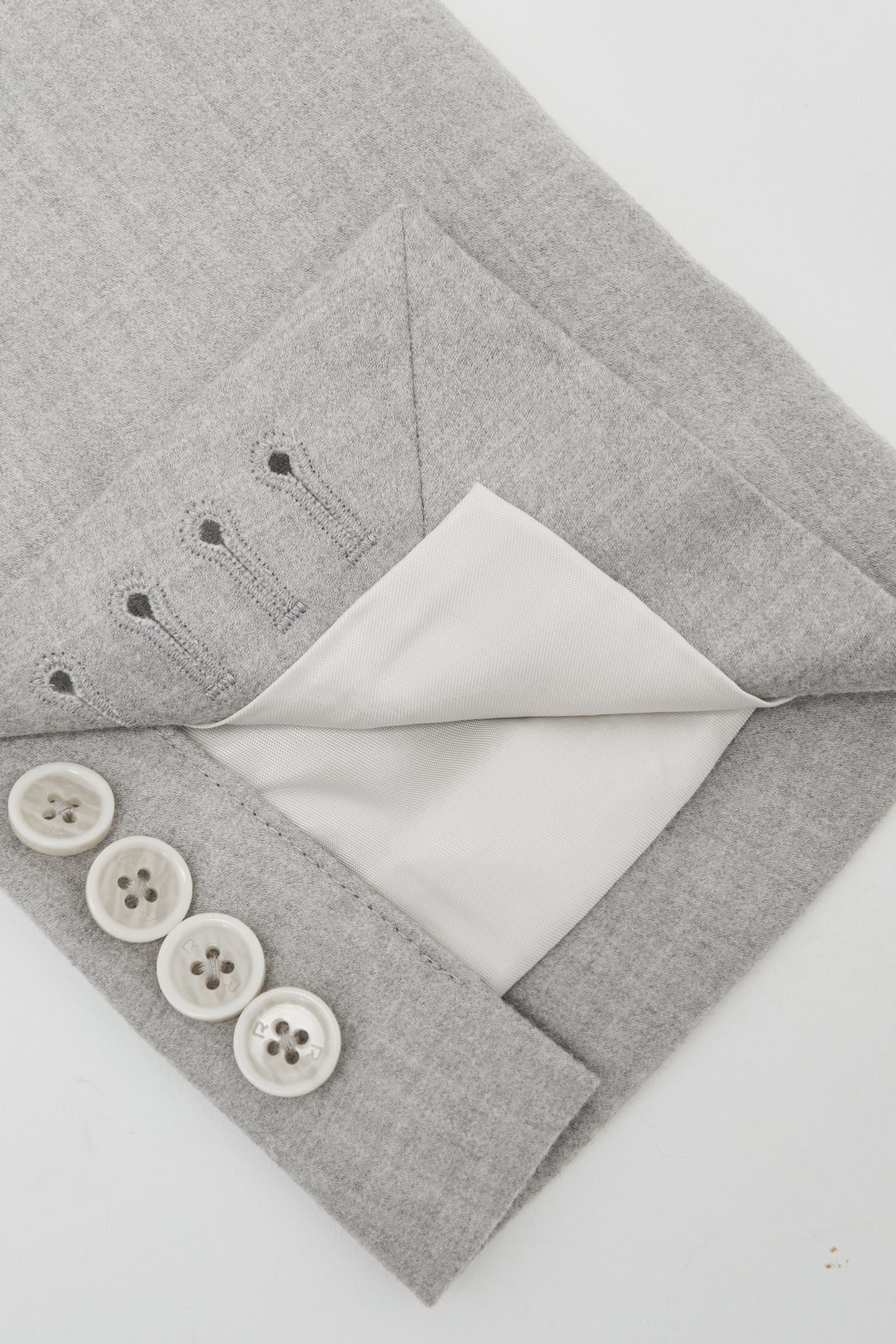 DB PEAK FLANNEL BLAZER SOFT GREY 6