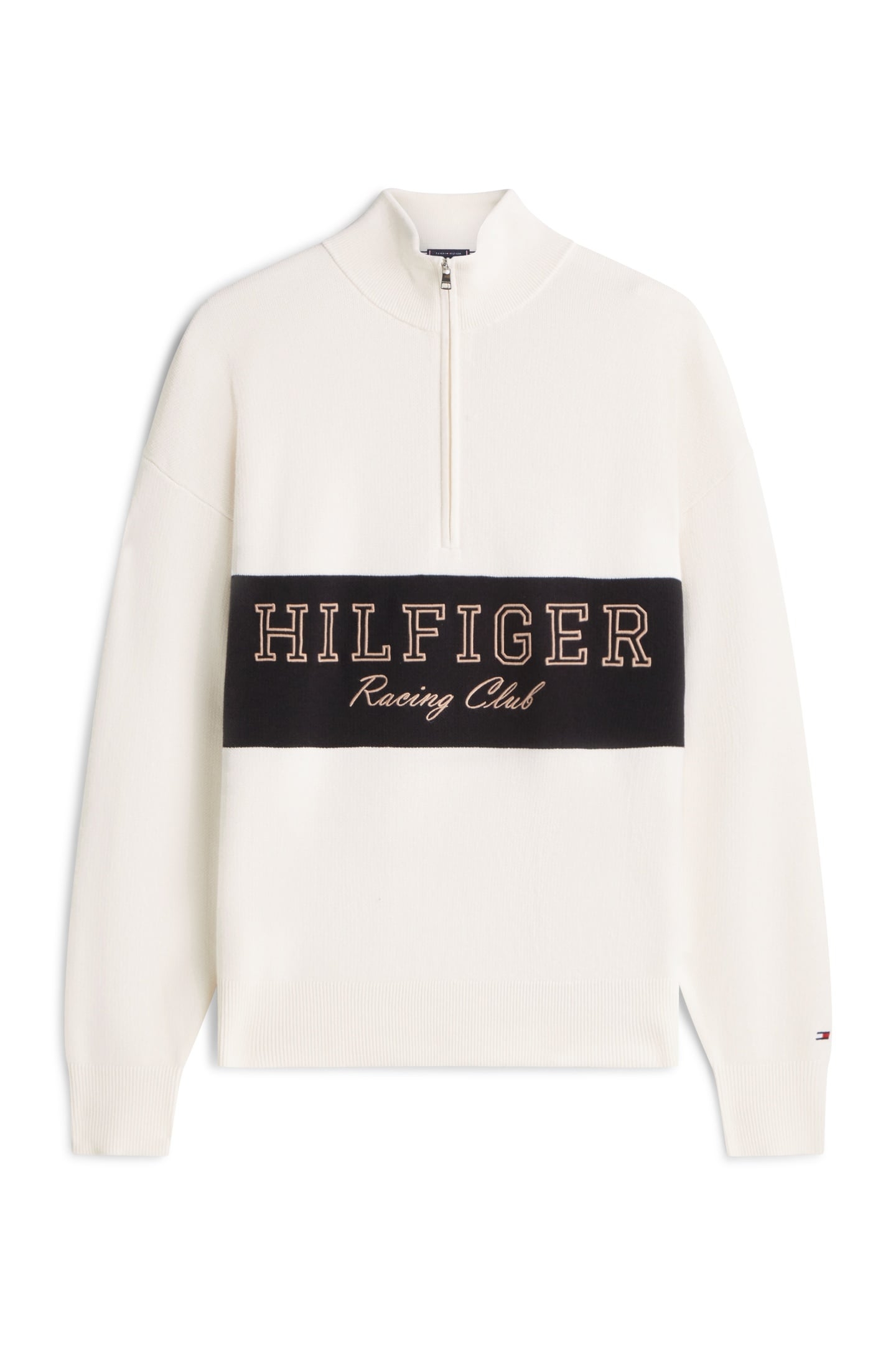 MODERN ATHLEISURE ZIP SWEATER IVORY PETAL 5