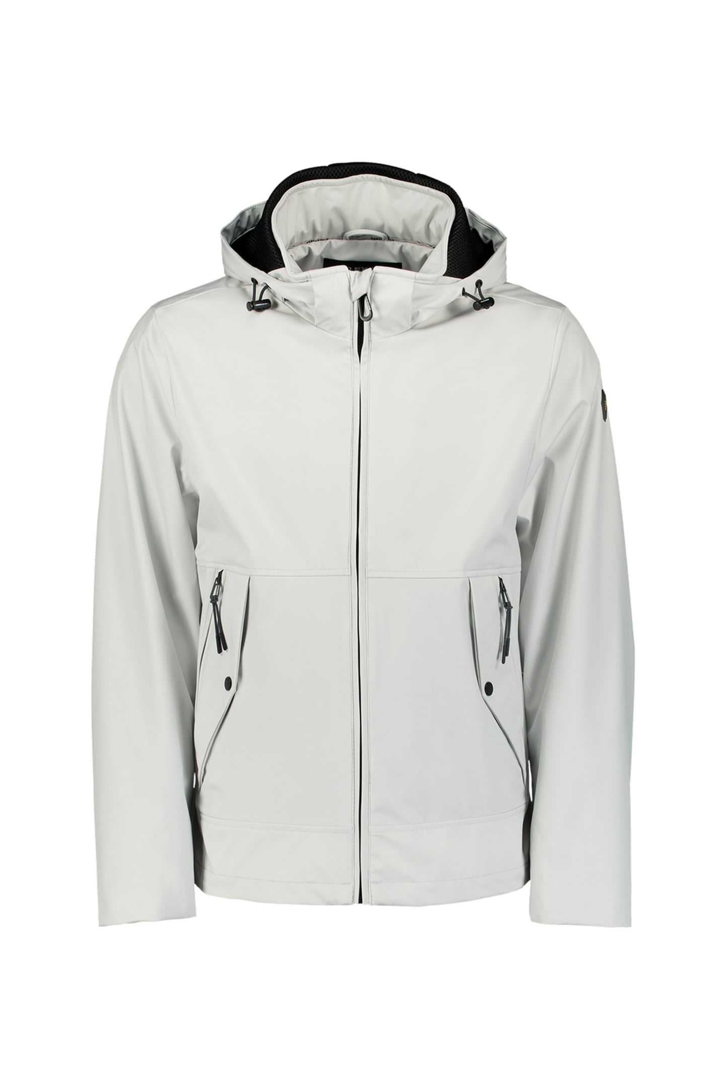 JACKET MID LONG HOOD DETACHABLE CHALK 4