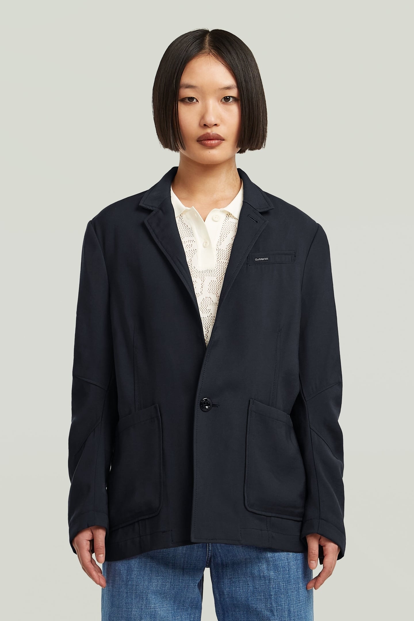 3D BF BLAZER OSAKA BLUE 2