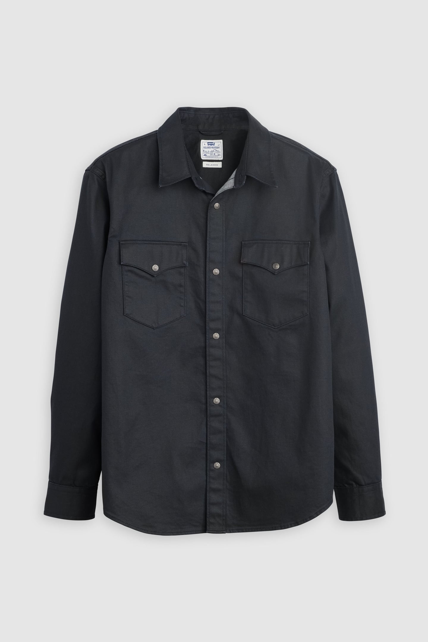 RELAXED WESTERN SHIRT BLACK 3