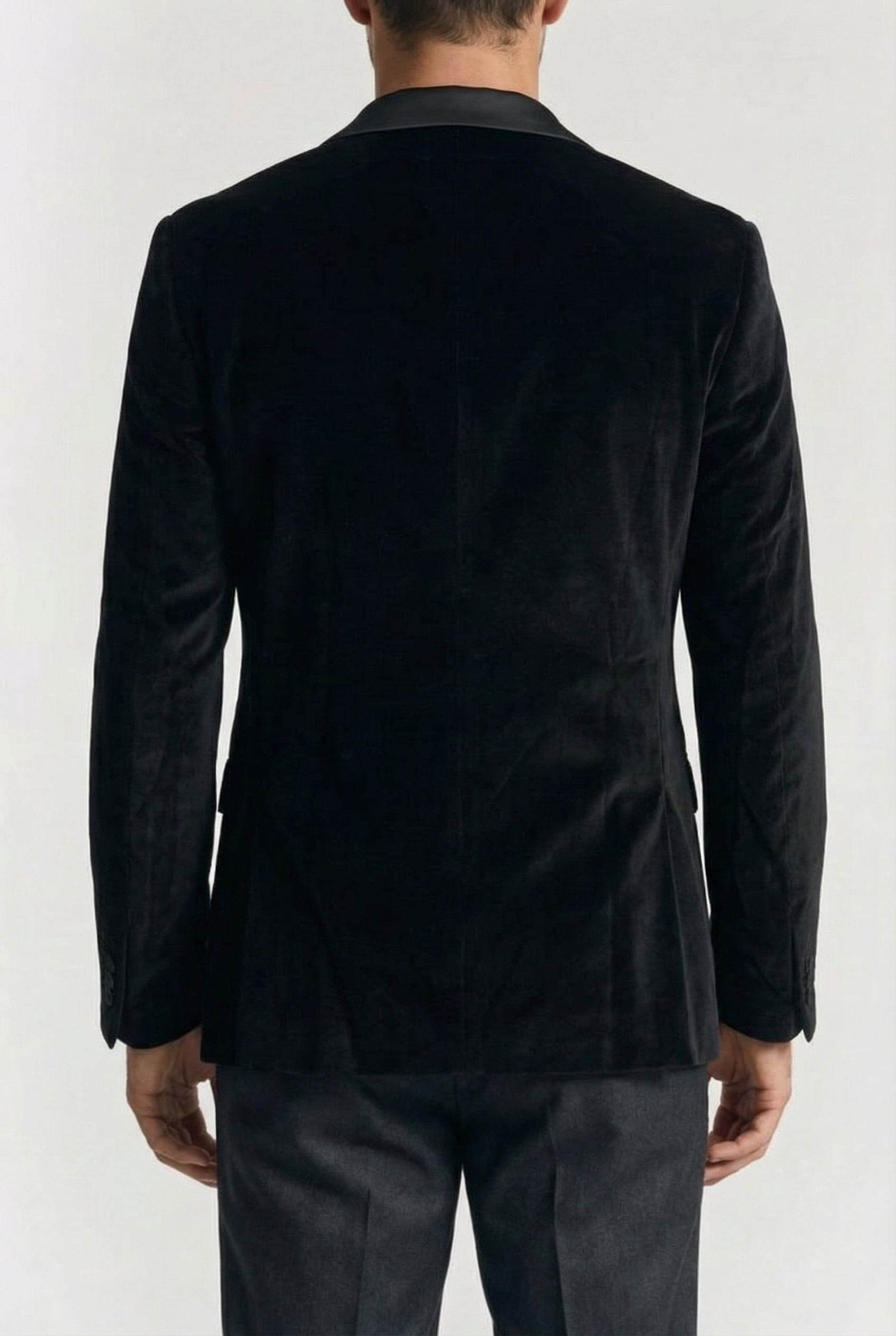 MARCIANO BY GUESS ALAIN PEAK BLAZER JET BLACK 2