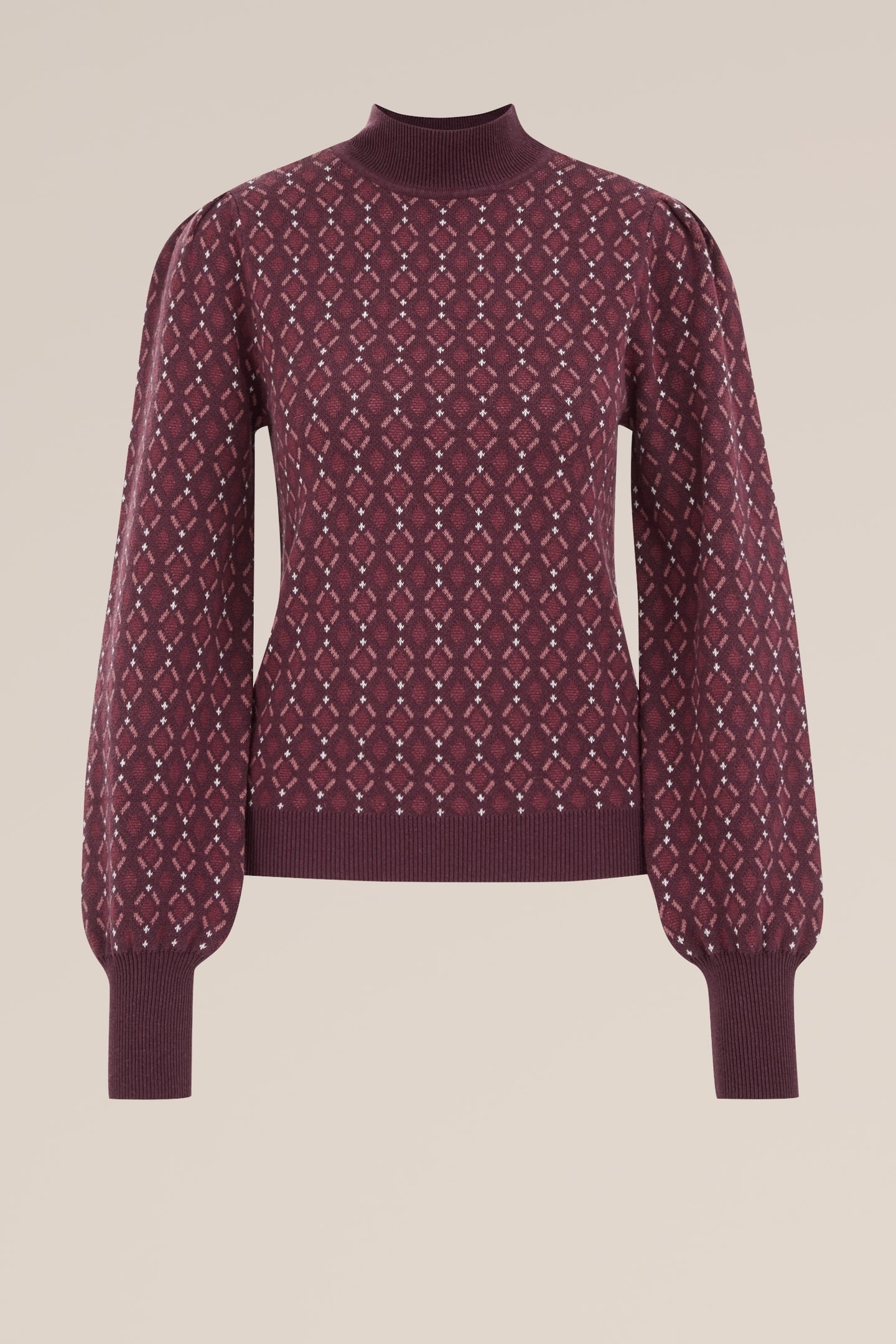 KNITTED PULLOVER VINTAGE RED 4