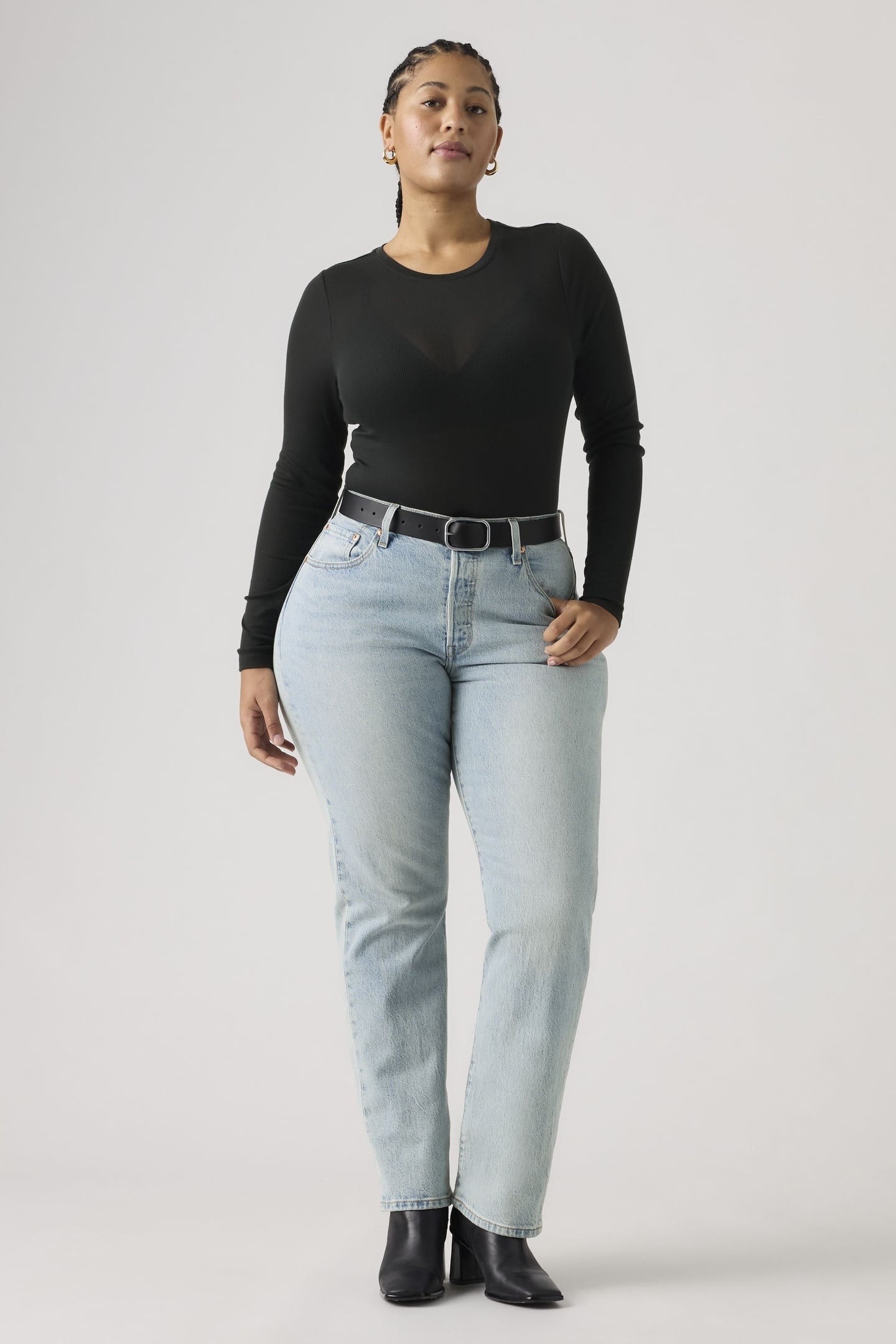 501® CURVE JEANS BLUE 3