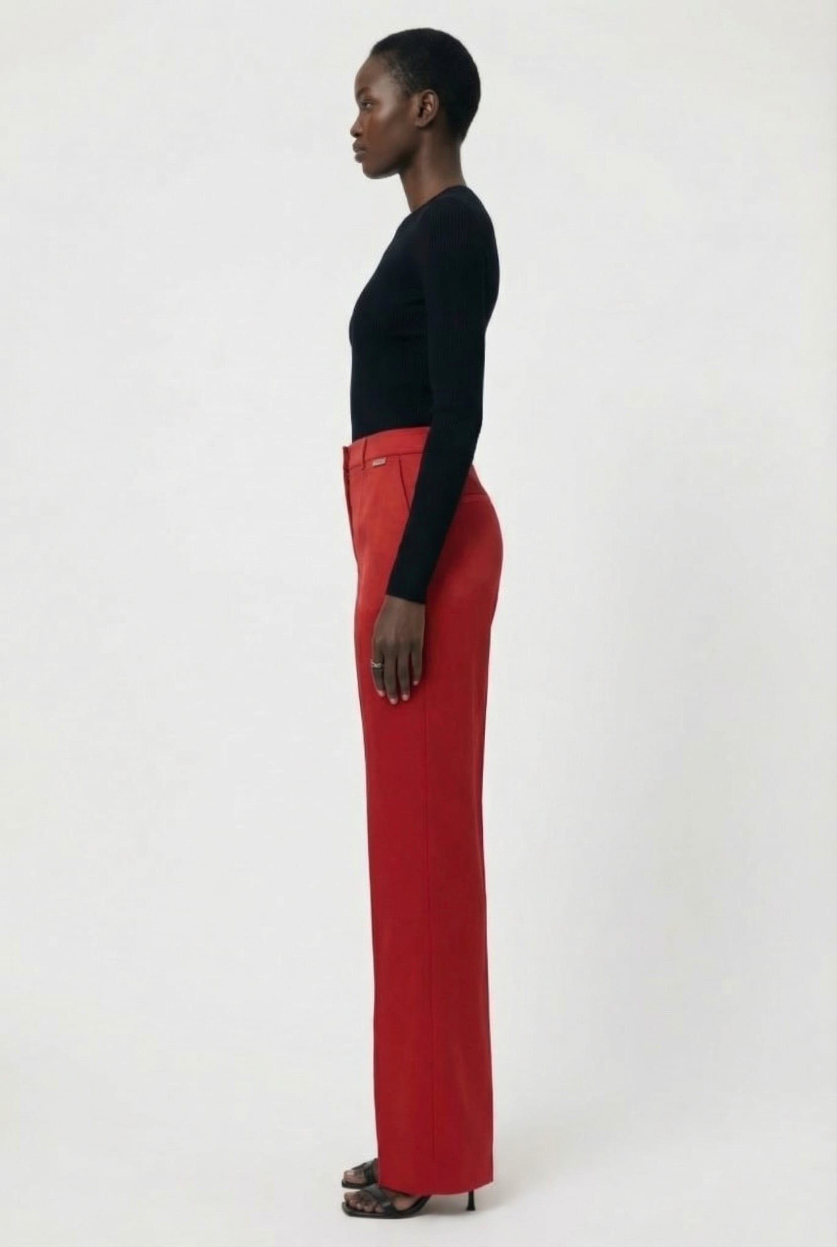 STEFANIE PANTS BREAZY RED 3