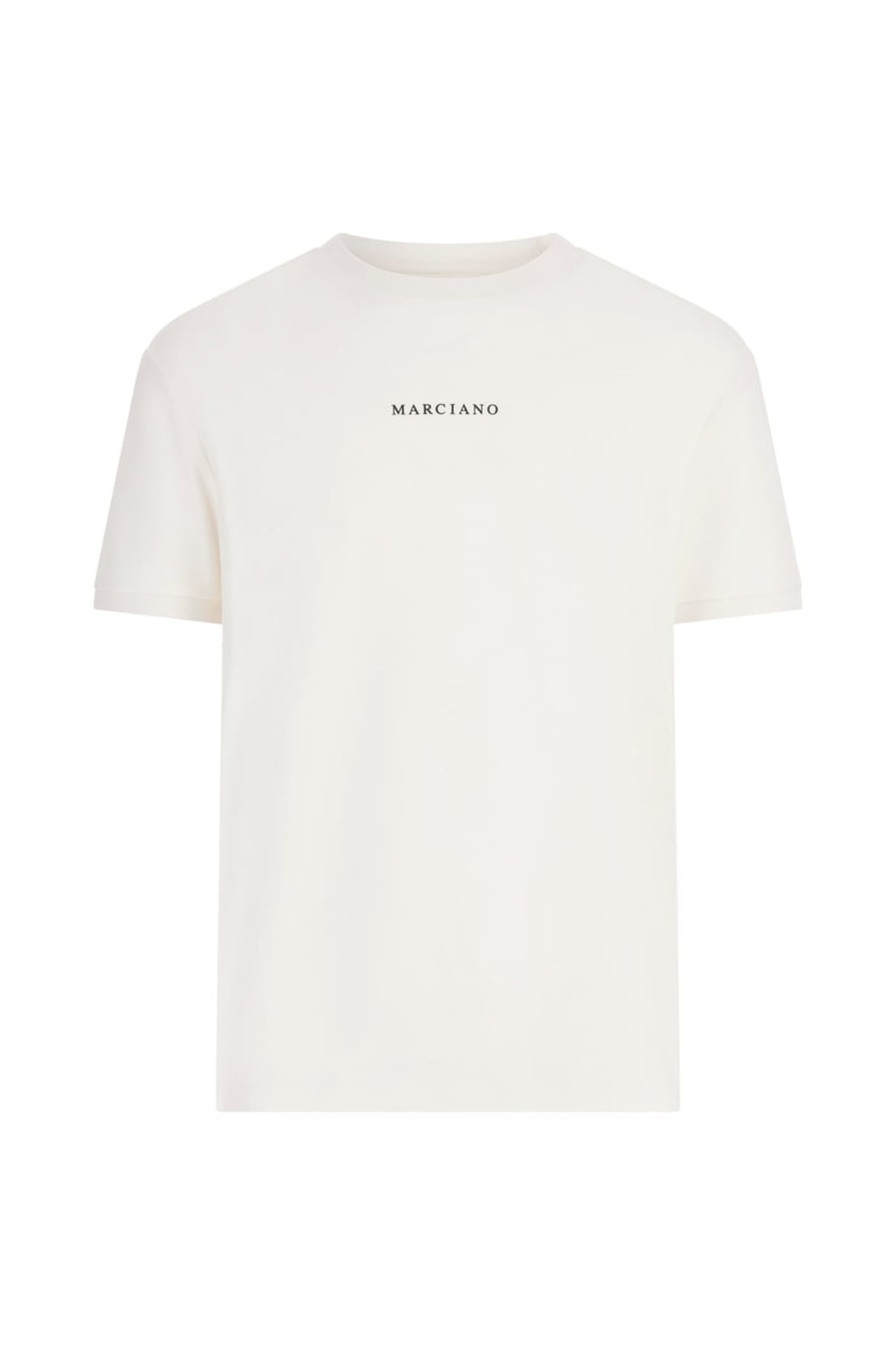 MARCIANO BY GUESS CN SS TEE WITH CONTRAST SALT WHITE 5