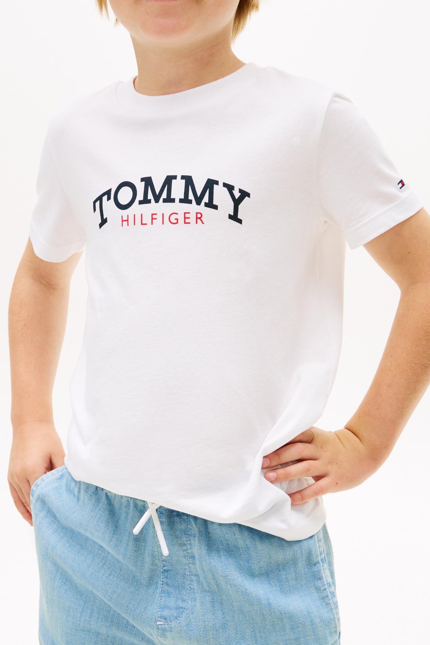 BOYS MONOGRAM GRAPHIC T-SHIRT WHITE 4