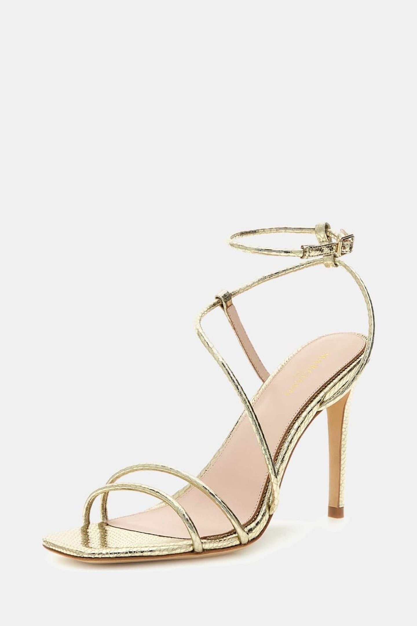 MARCIANO BY GUESS STRAPPY HEELS GOLD 2