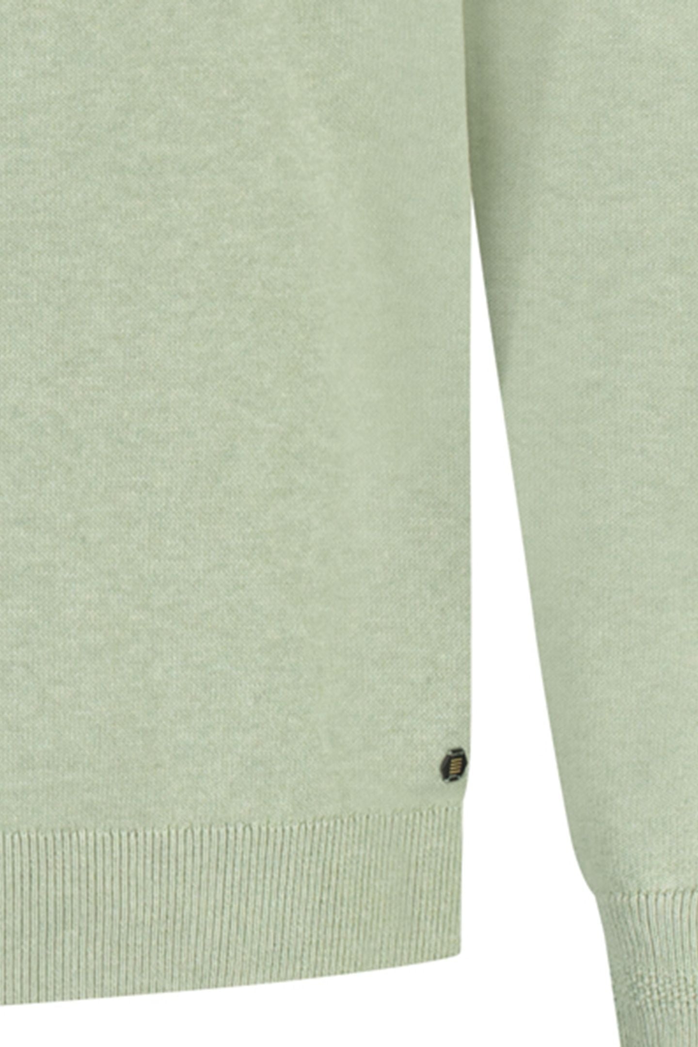 PULLOVER CREW NECK MELANGE GREEN 3