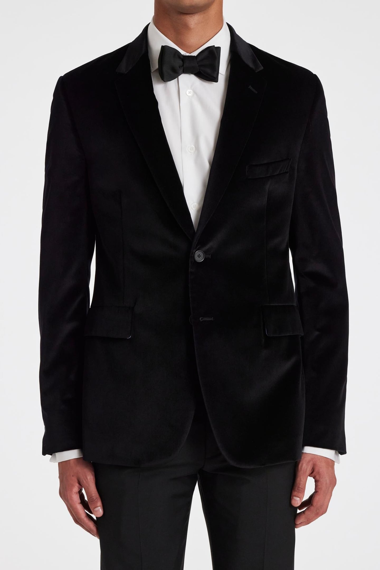 SLIM FIT 2 BTN JACKET BLACK 3