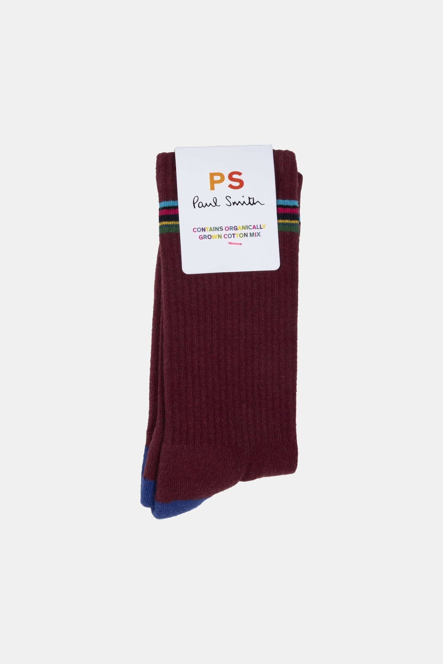 SOCK SPORT STRIPE BURGUNDY/ BORDE 2