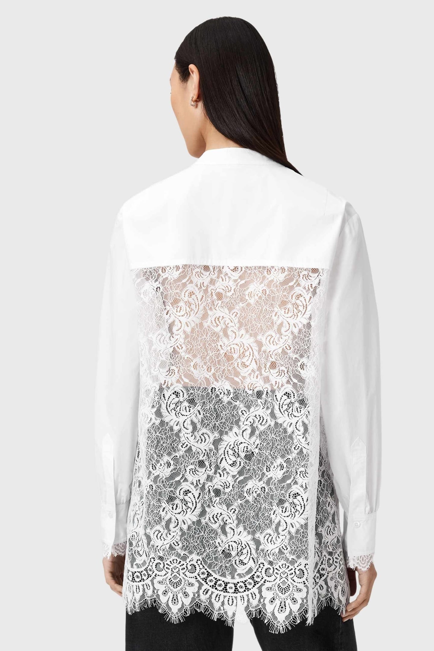 ETHEL LACE SHIRT WHITE 3