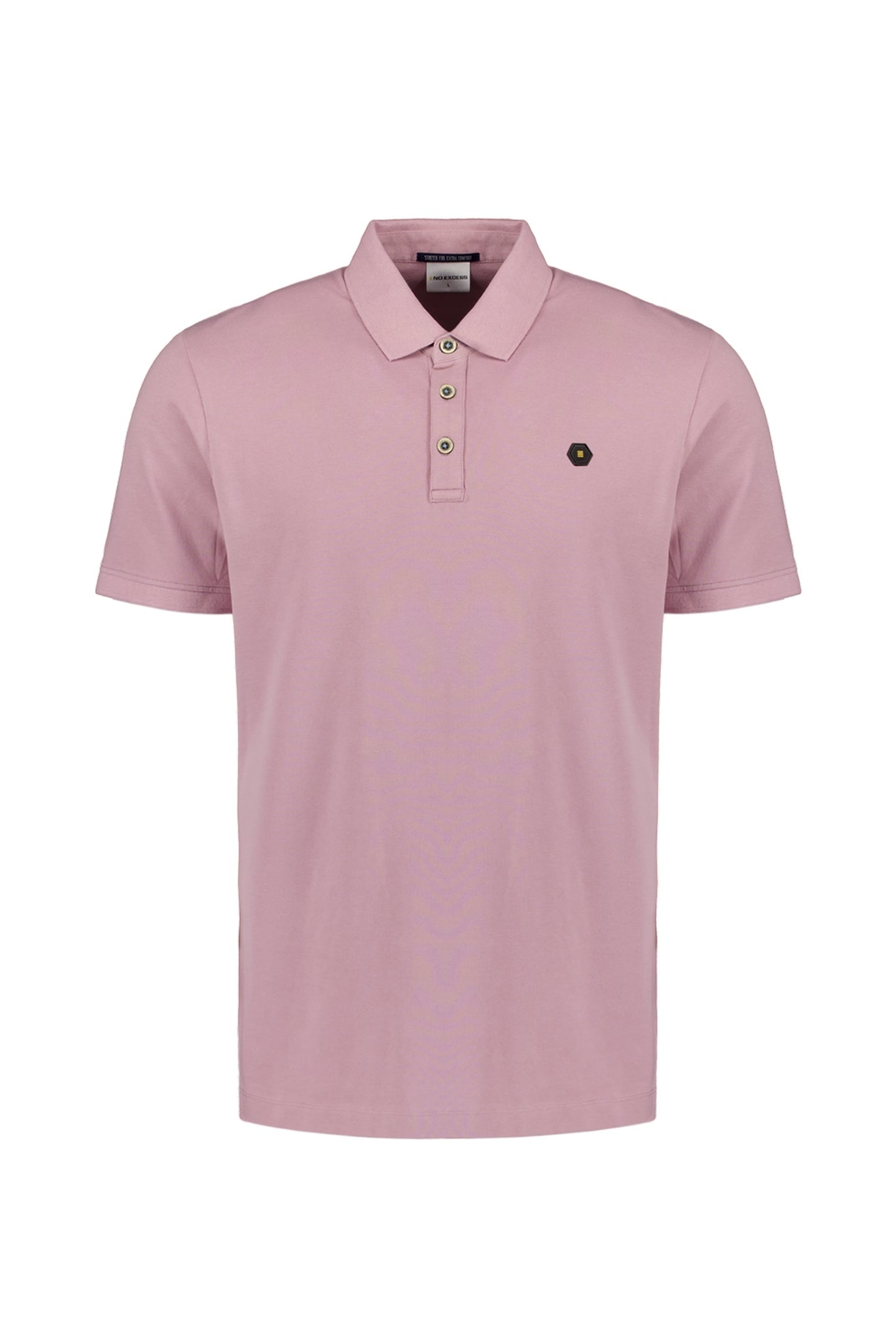 POLO PIQUE GARMENT DYED MAUVE 5