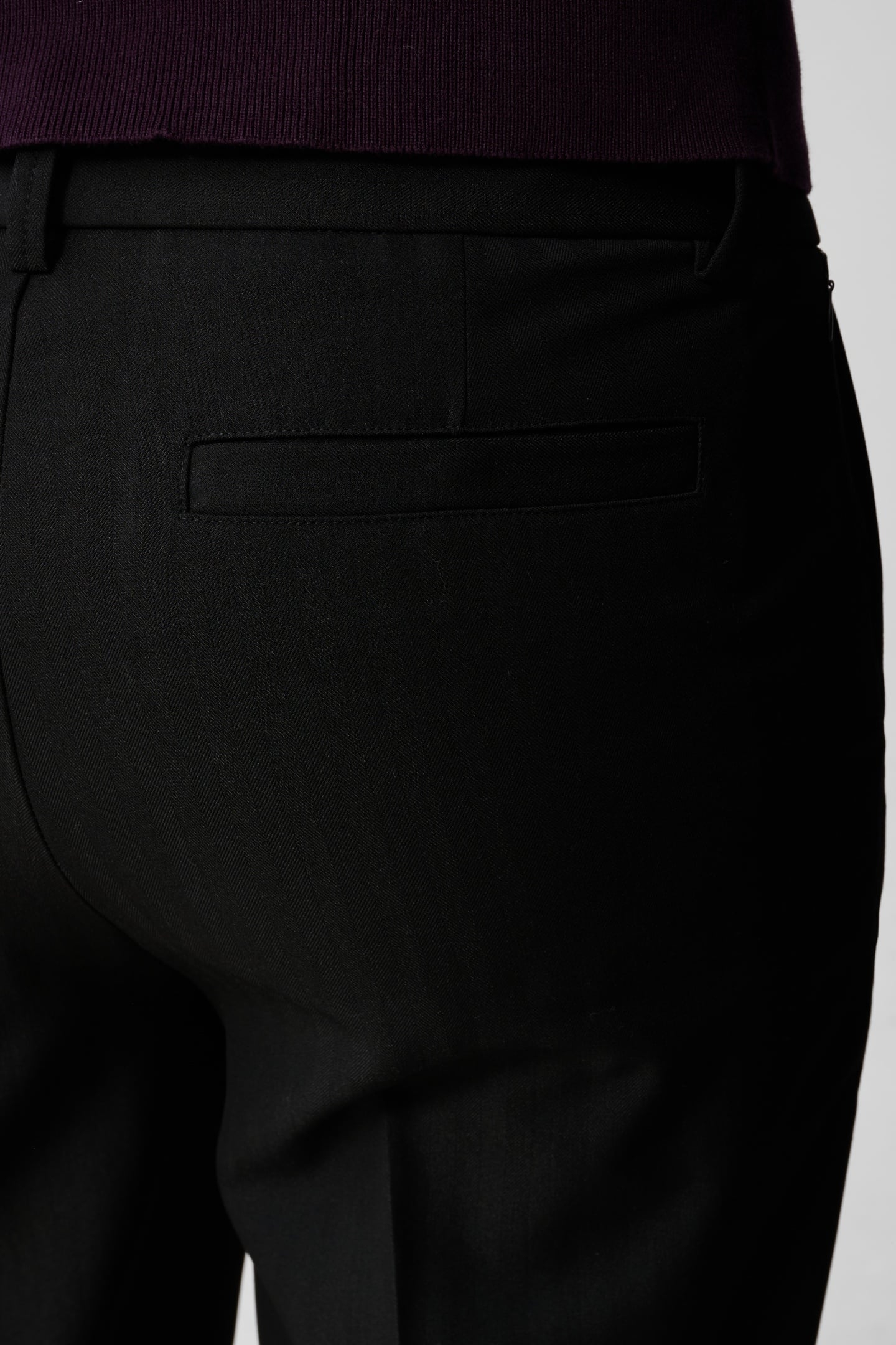 MA-SBIRON PLEAT PANTS BLACK 6