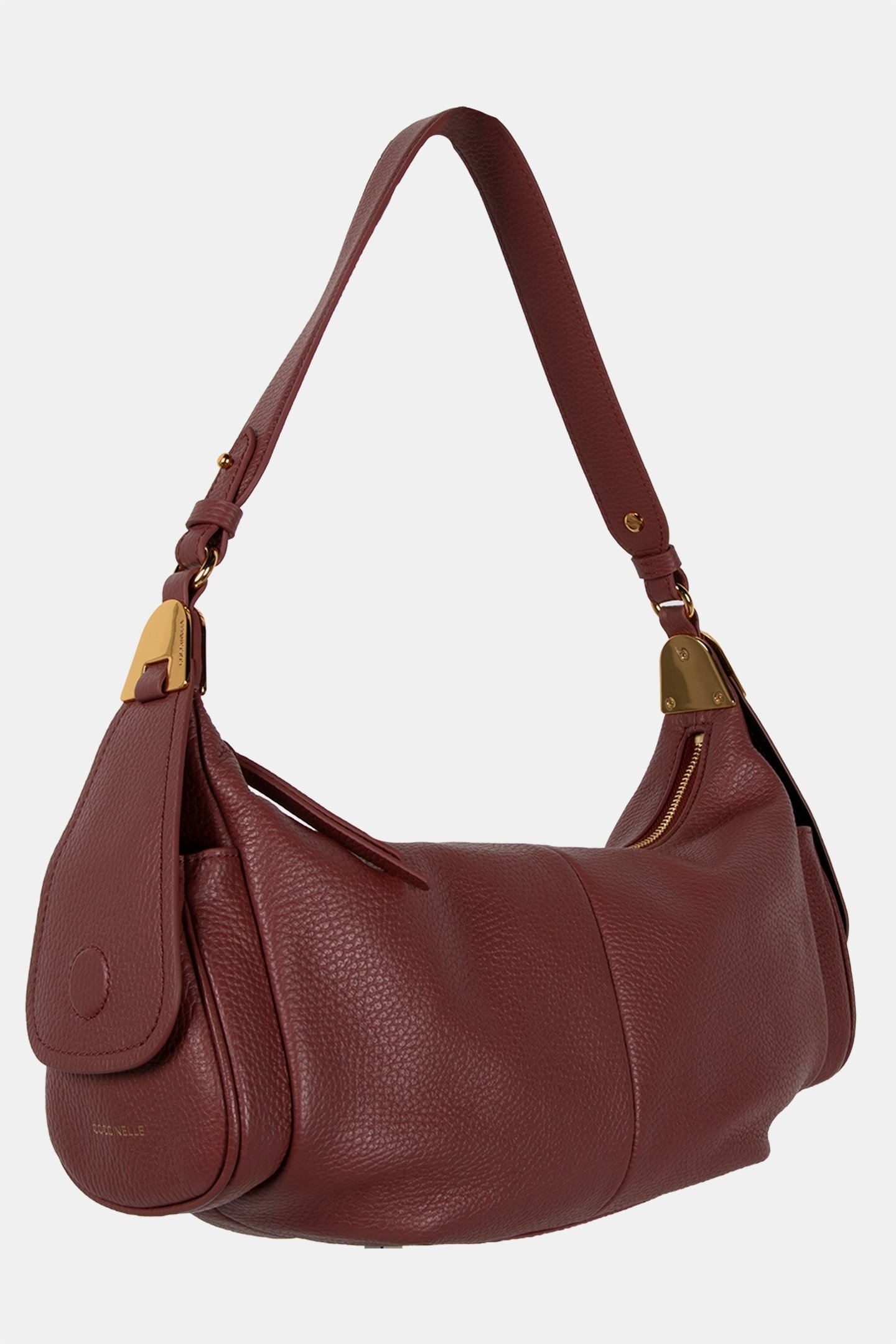 MEDIUM SHOULDER BAG WITH POCKETS IN BROWN 4