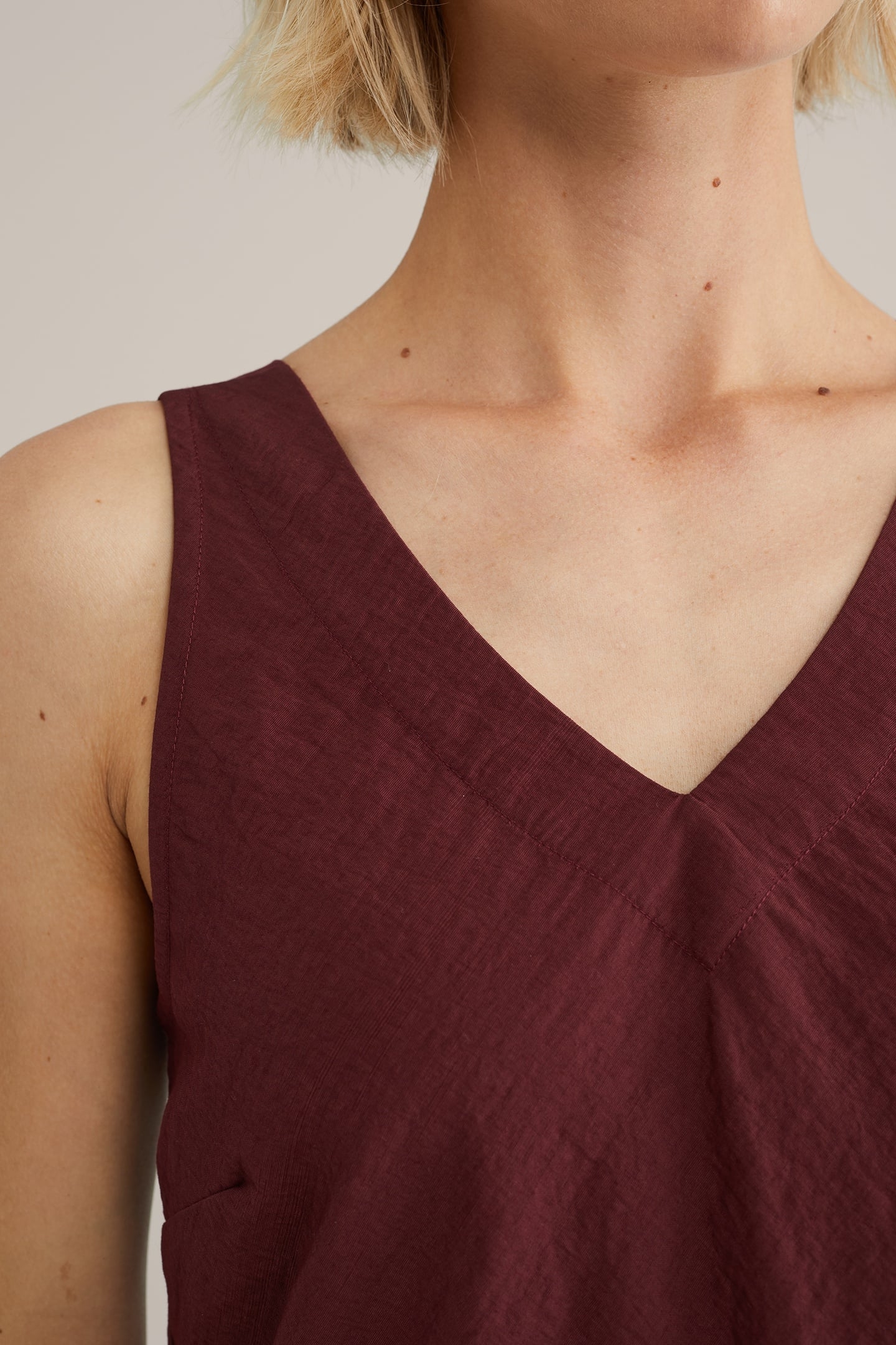 BLOUSE BURGUNDY RED 5