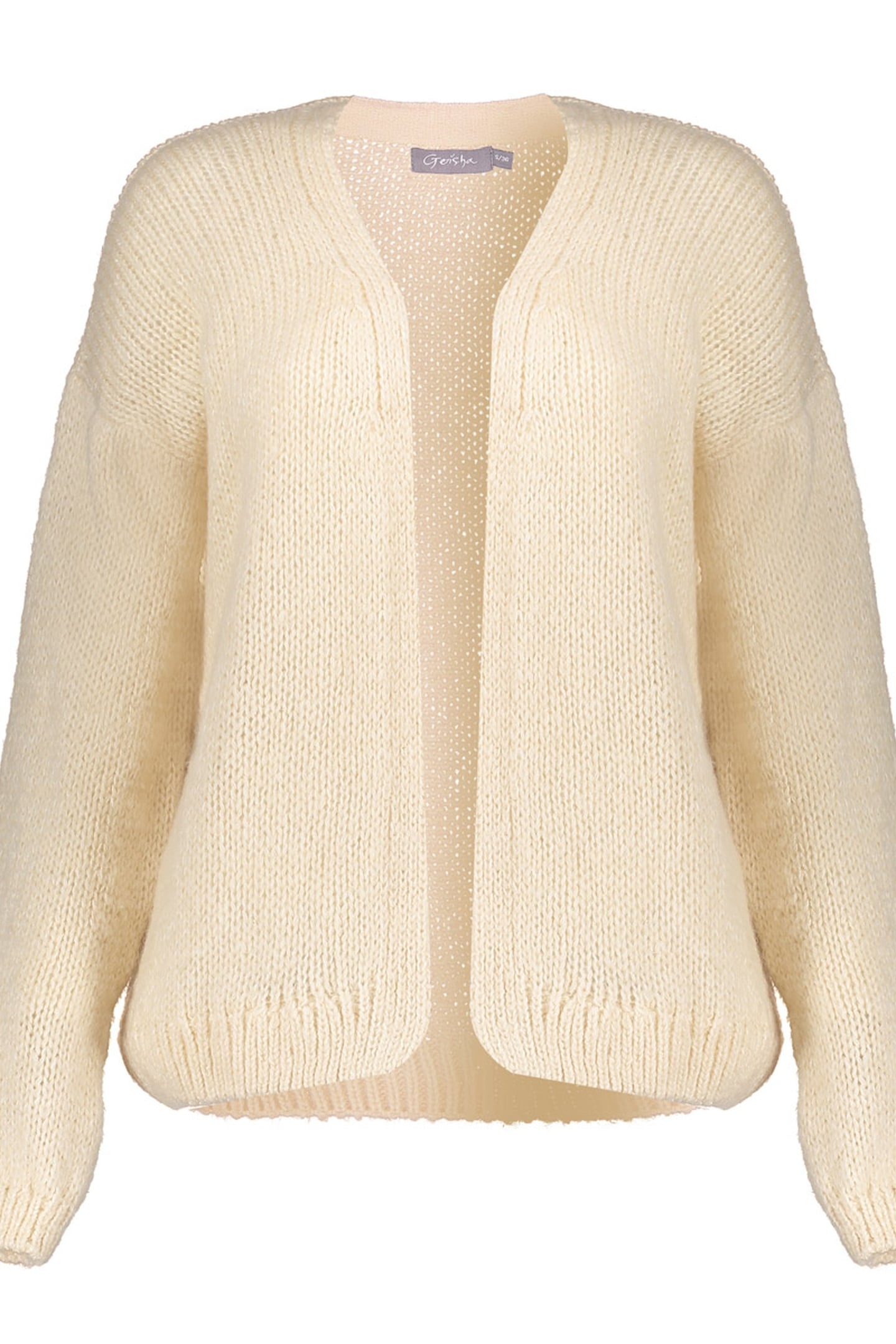 CARDIGAN BASIC OFF-WHITE 1