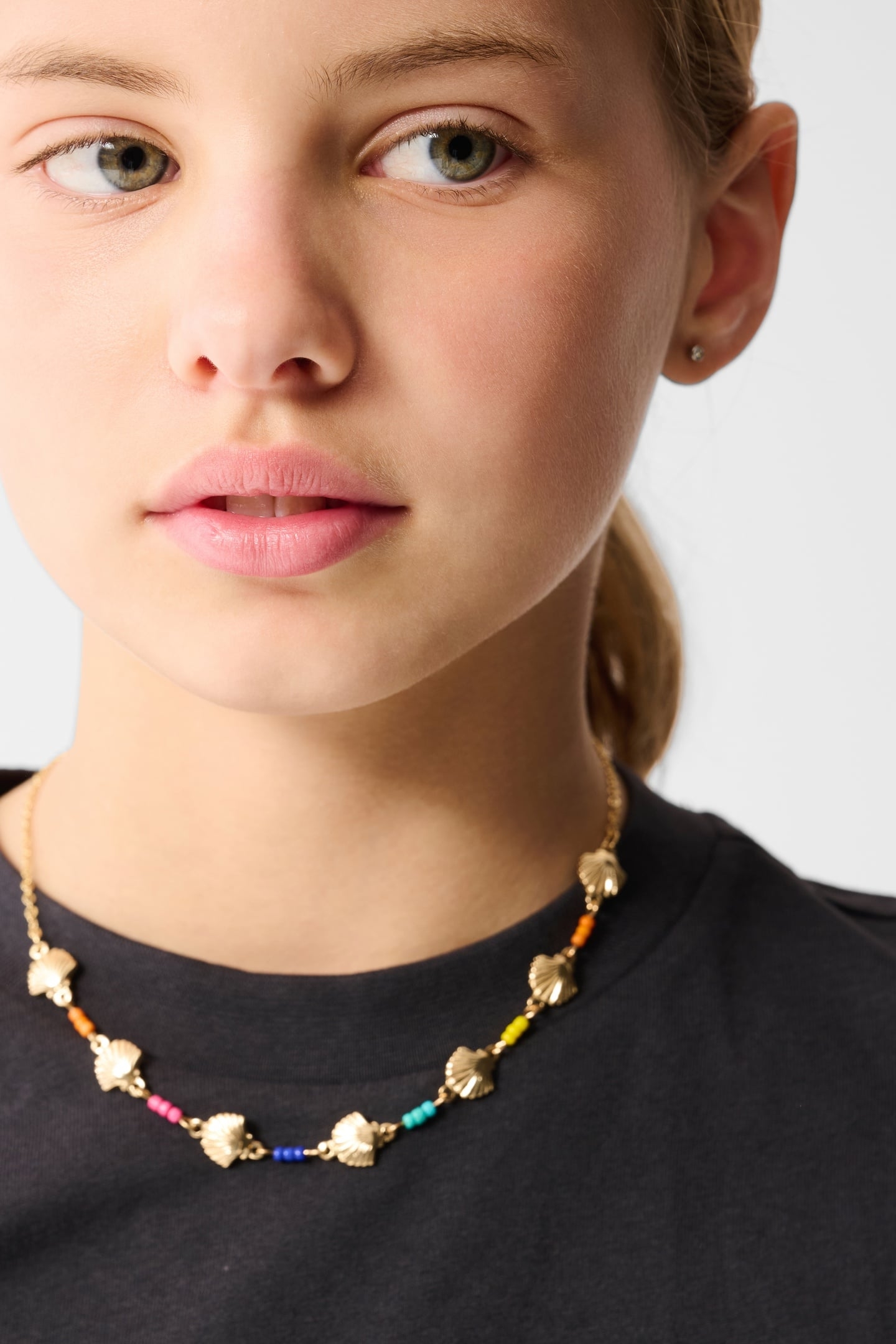 GIRLS LA MER TEE DARKGREY 7