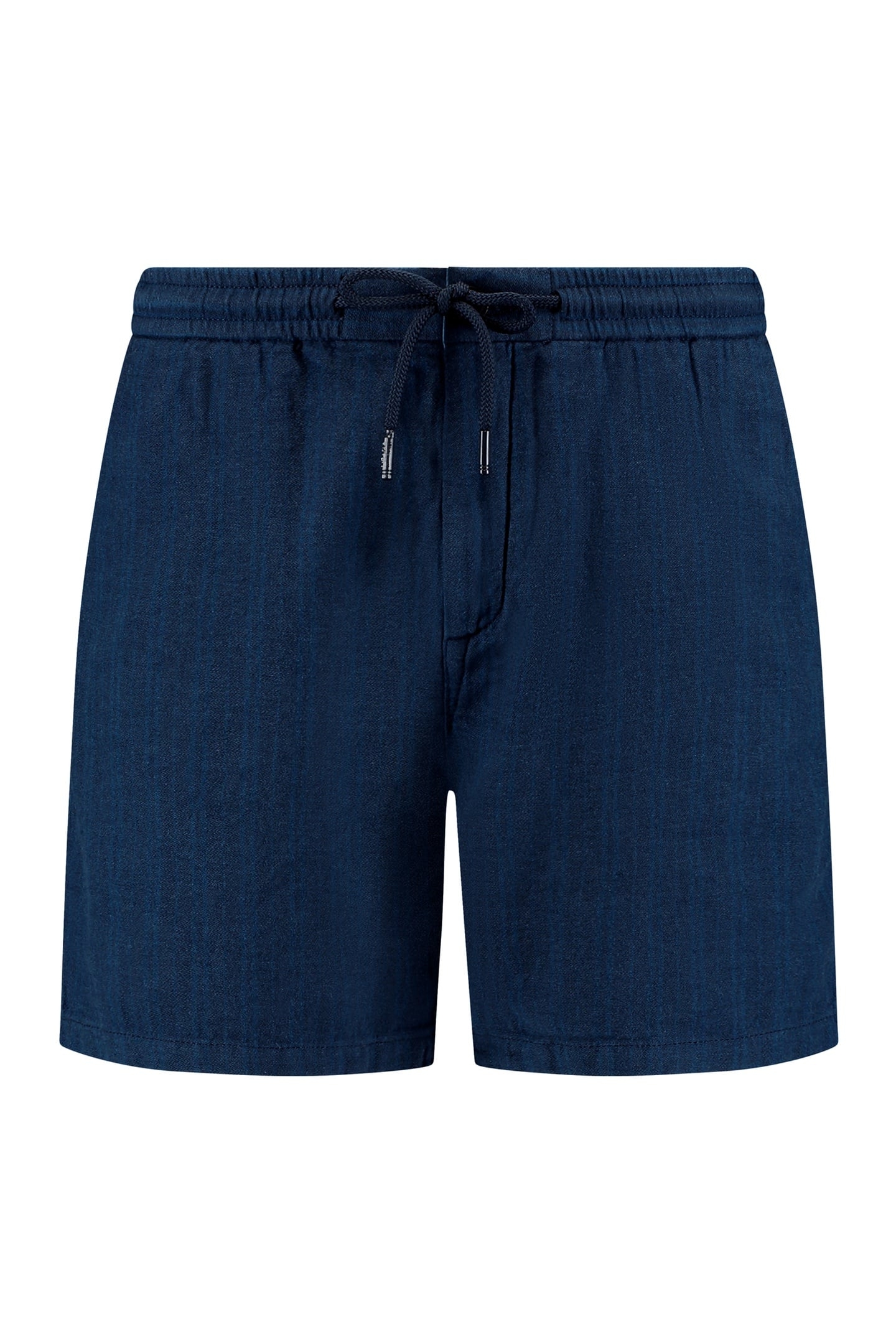 LEWIS LINEN SHORTS YARN DYE STRIPES BLUE DARK NAVY STRIPES 6